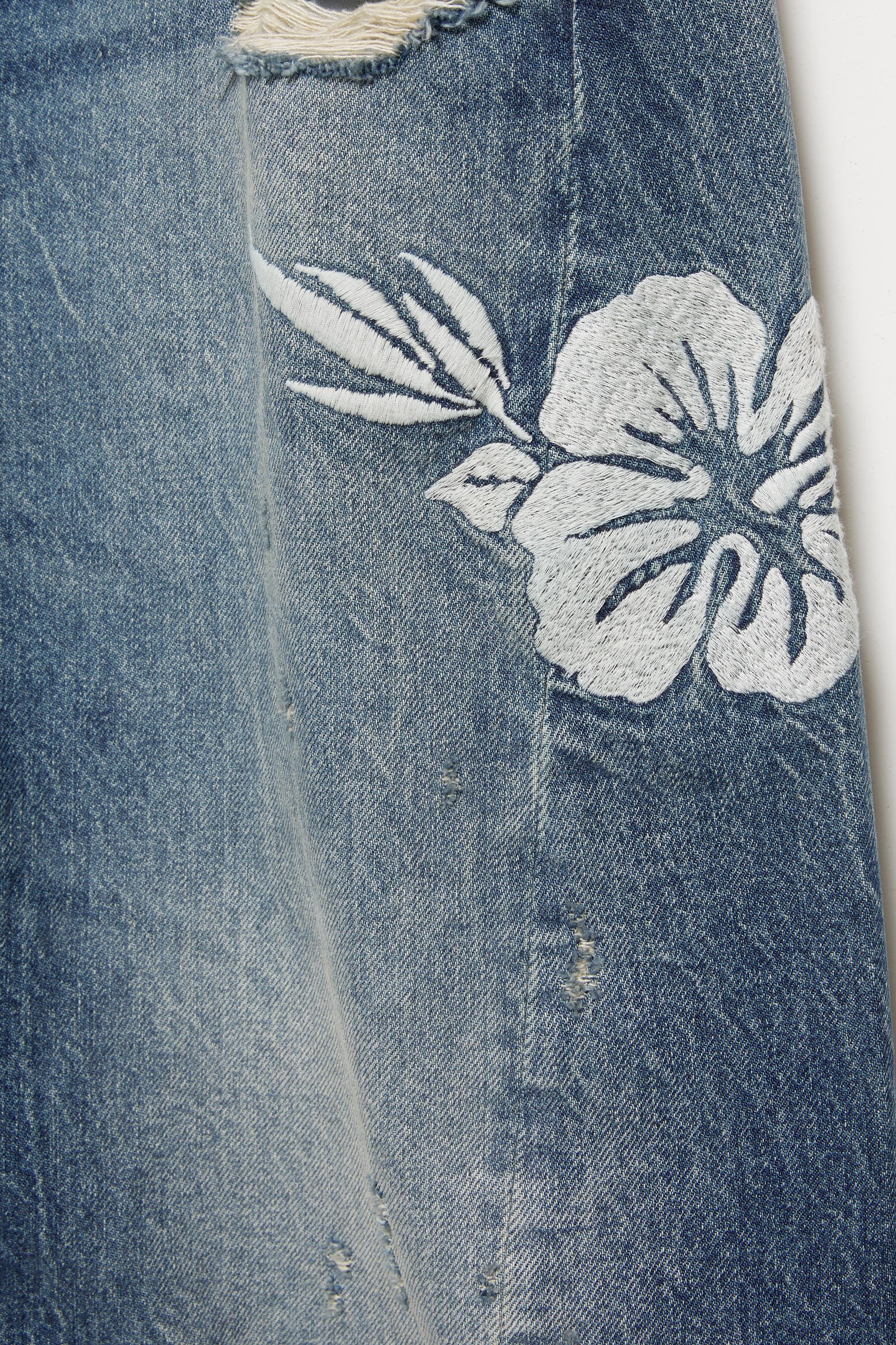 Pleasures x STWD jeans — Medium blue
