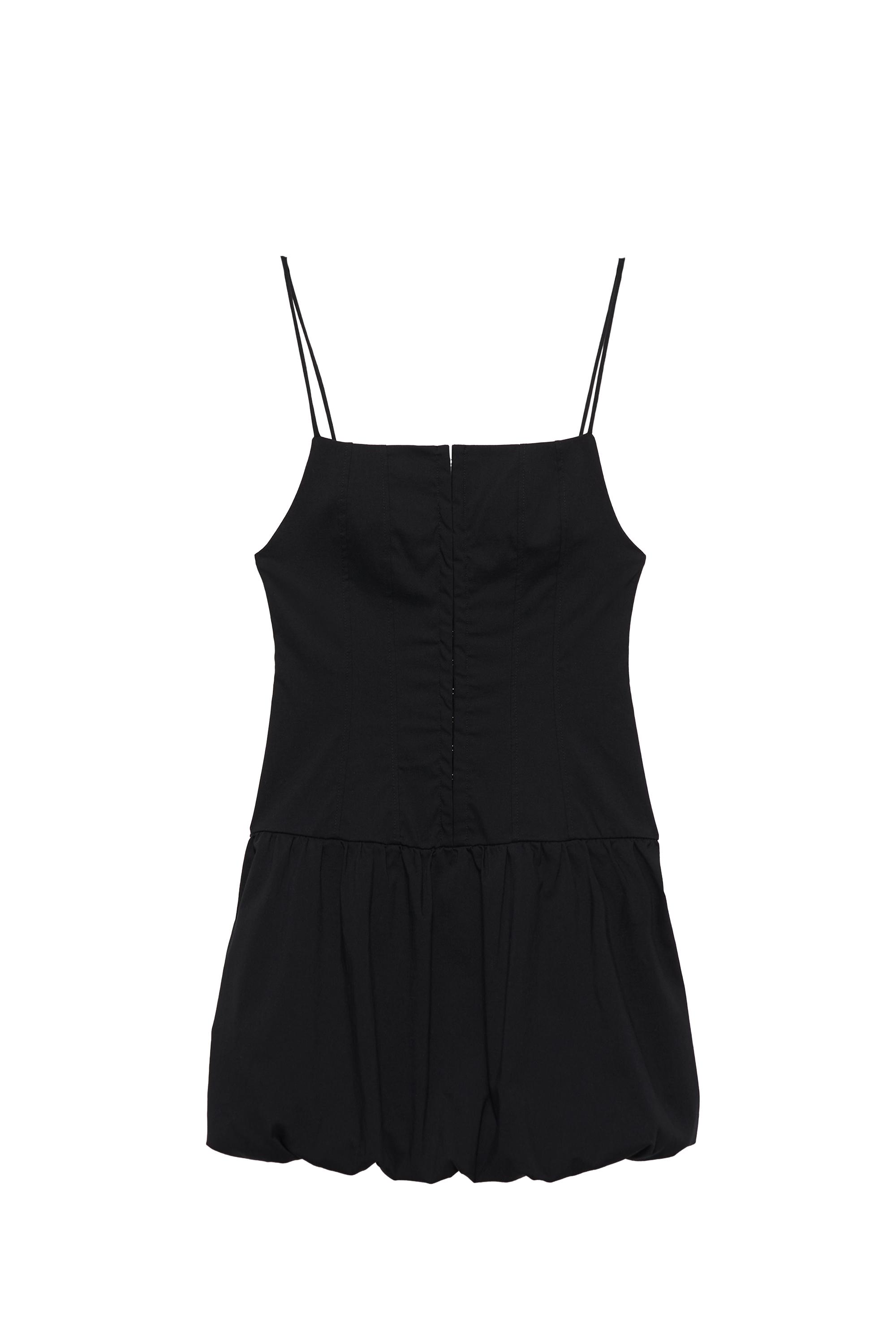 Vestido corto tirantes corsetero