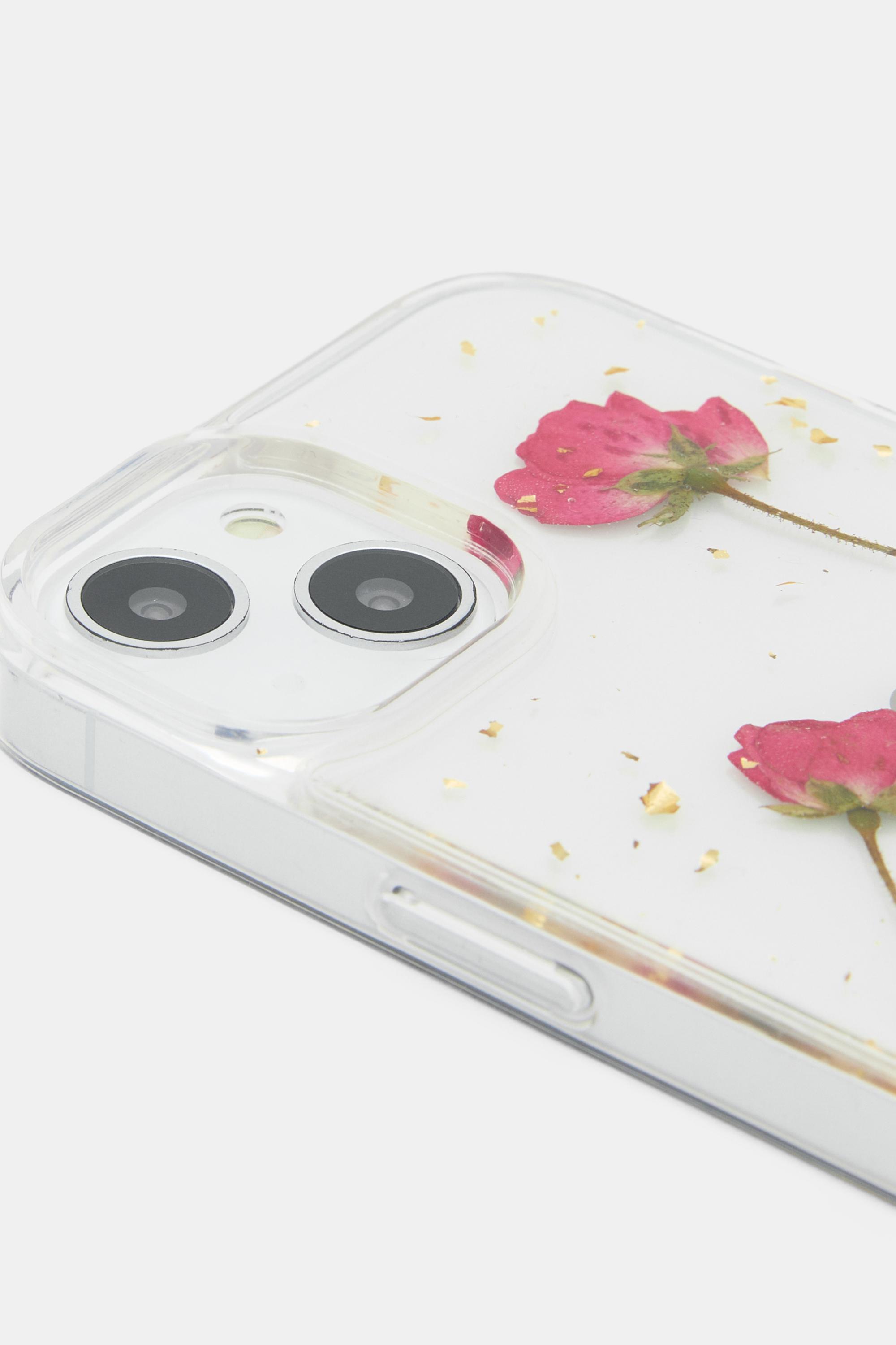 Çiçek baskılı iPhone kılıfı - Görsel 6