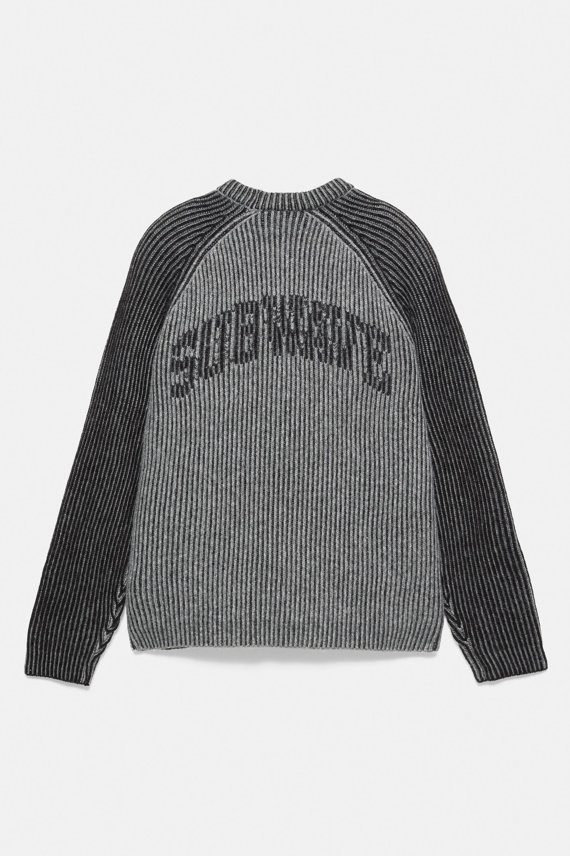 Pull&Bear Fitilli reglan kollu kazak görsel 5