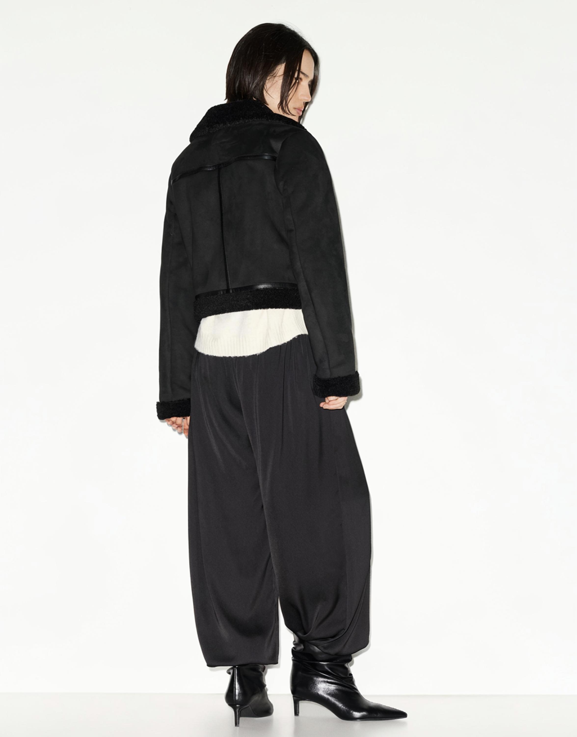 Short Reversible Jacket — Black