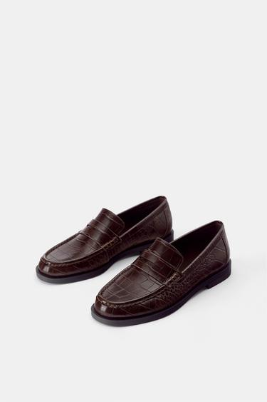Textured loafers — Brown 3