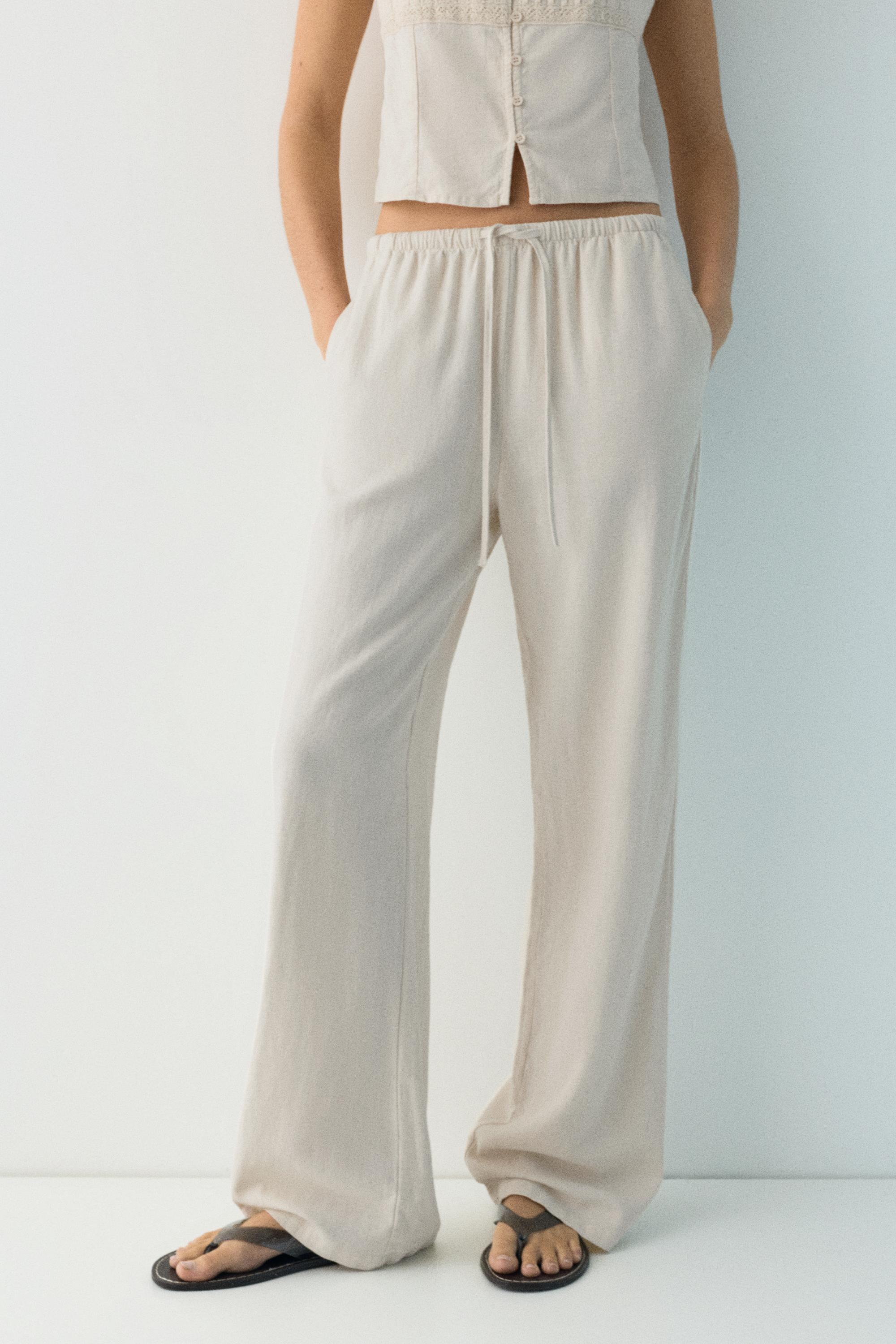 Keten jogger pantolon - Görsel 45