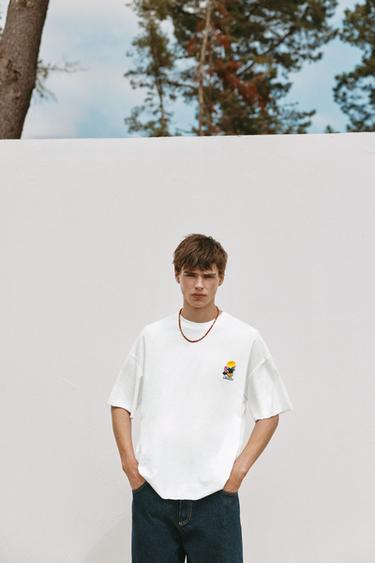 Ibiza graphic boxy-fit T-shirt — White 1