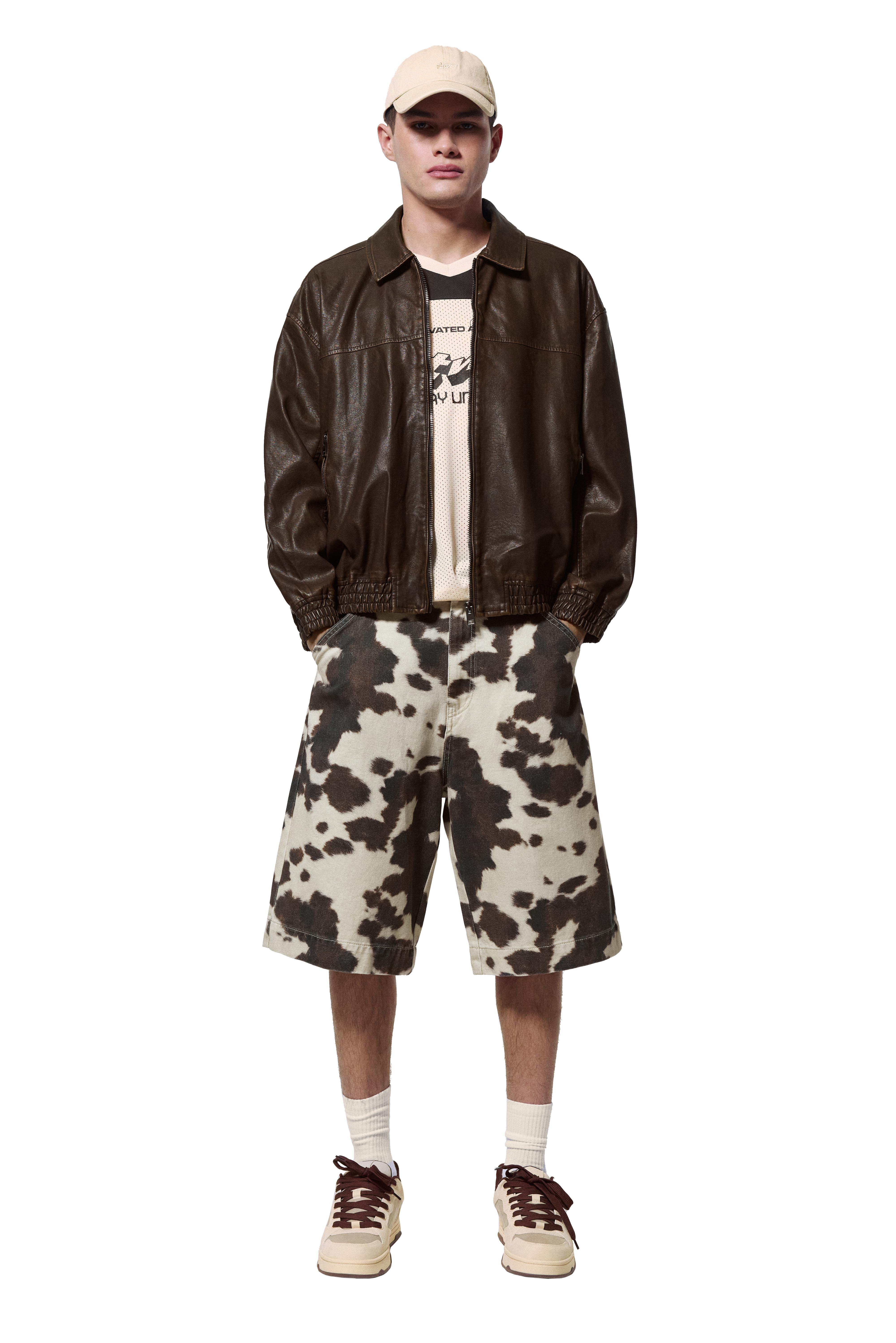 Suni Deri Baba Kesim Ceket - Görsel 116