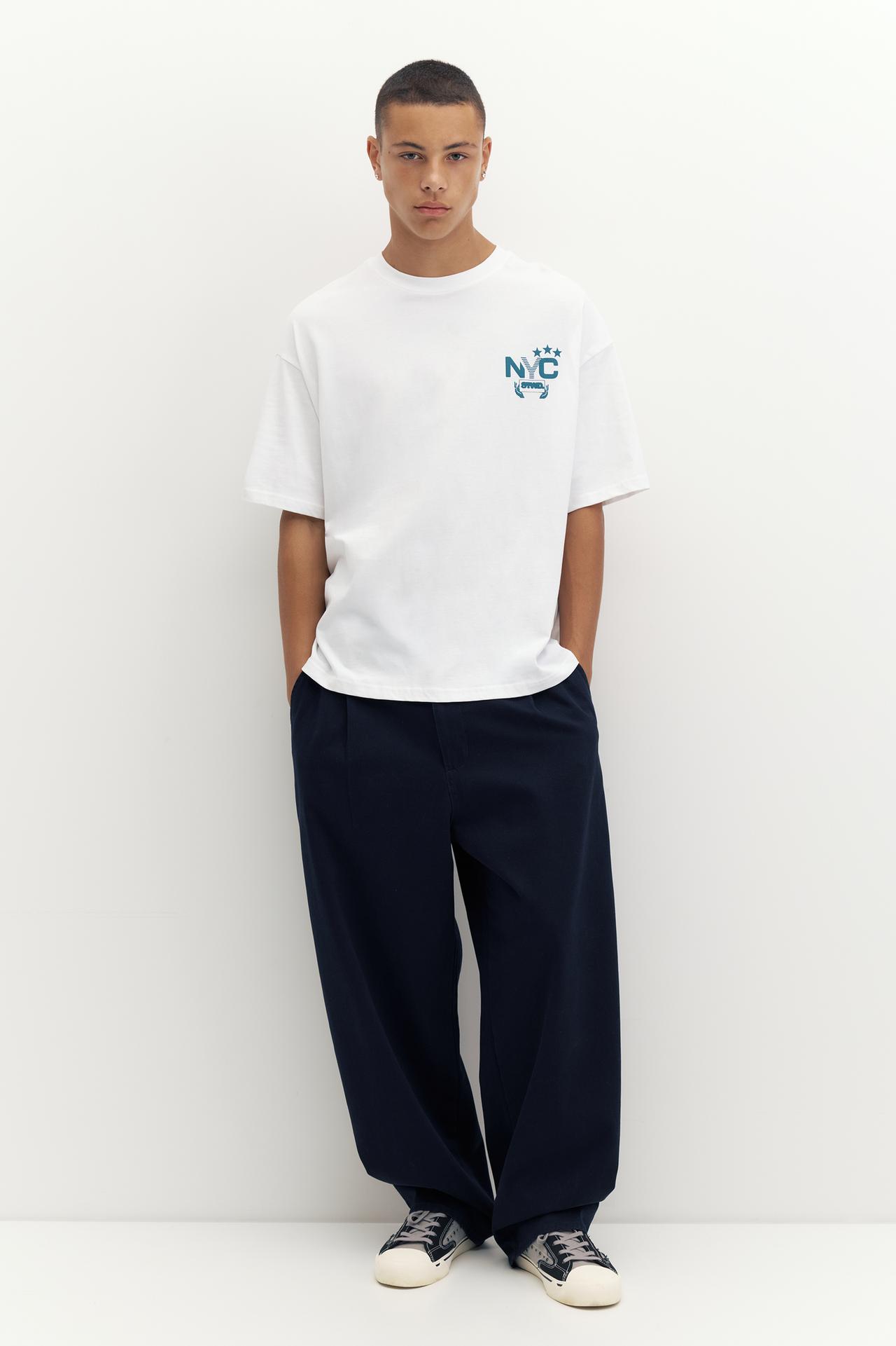 STWD NYC graphic T-shirt — White