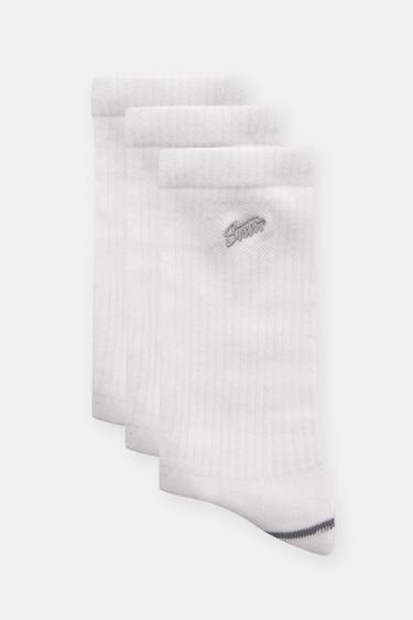 Pack of 3 pairs of sports socks — White 4