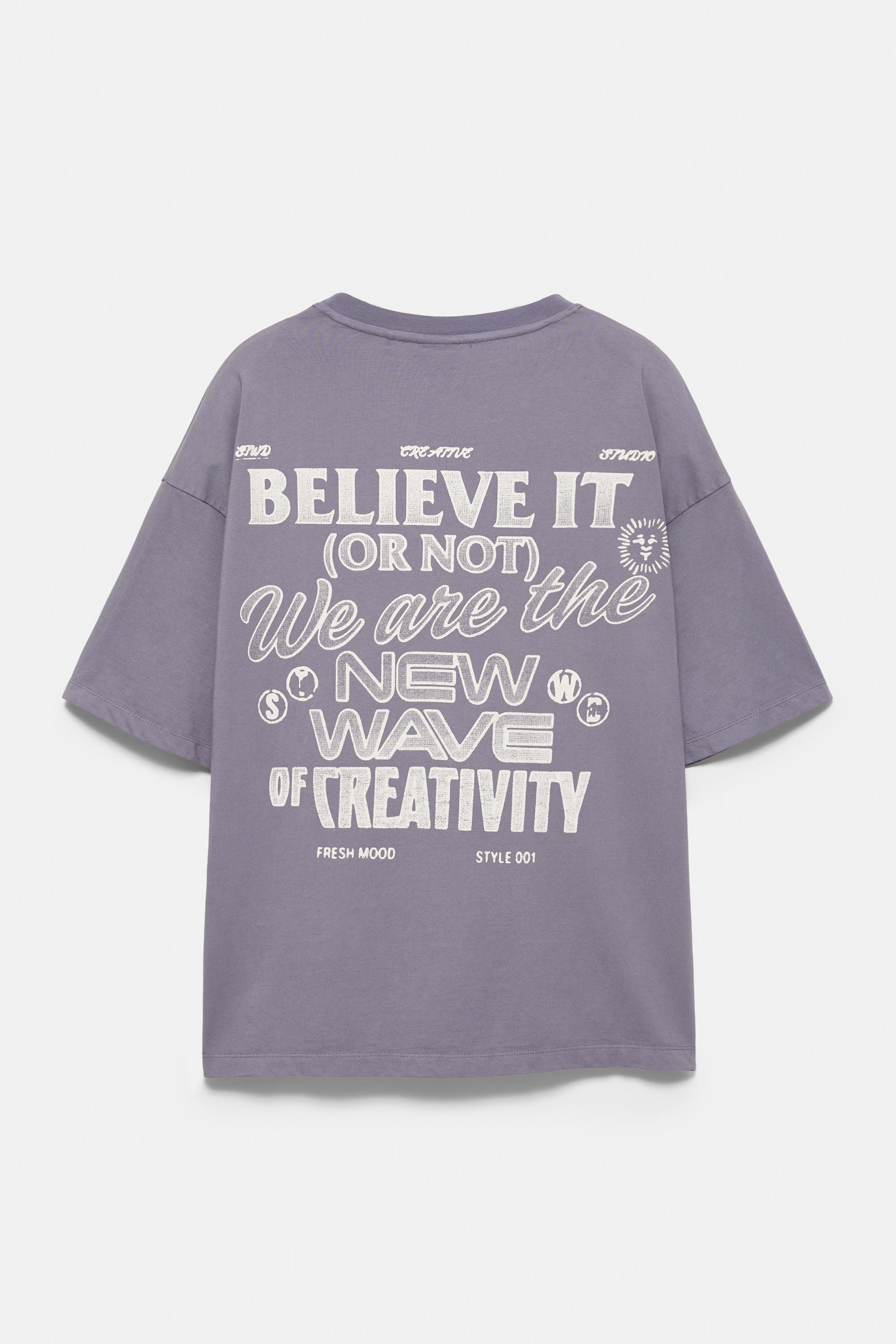 STWD graphic T-shirt — Anthracite grey