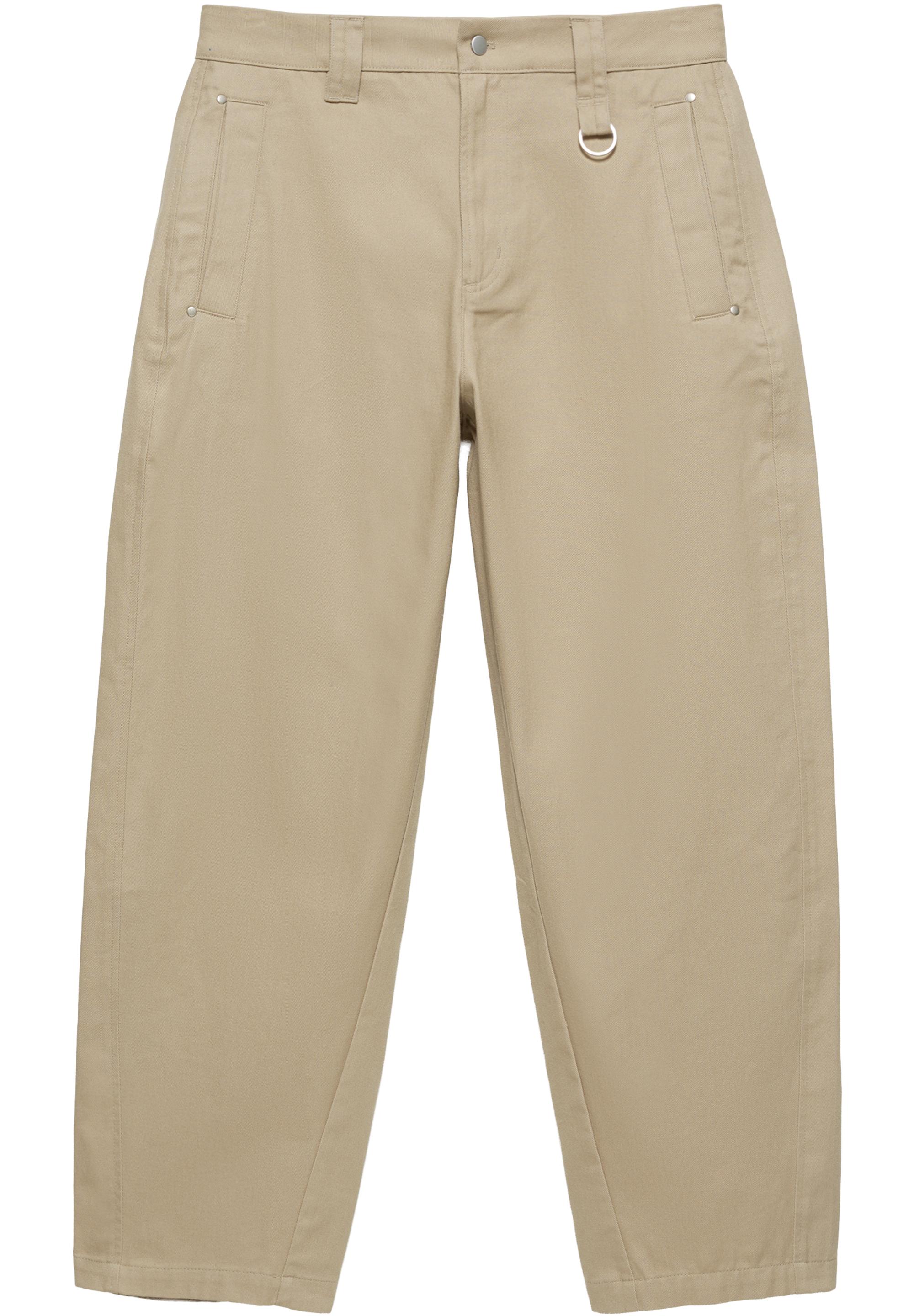 Barrel leg trousers — Ocher