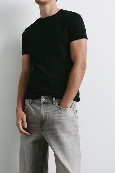 Straight-leg jeans — Dark grey 3