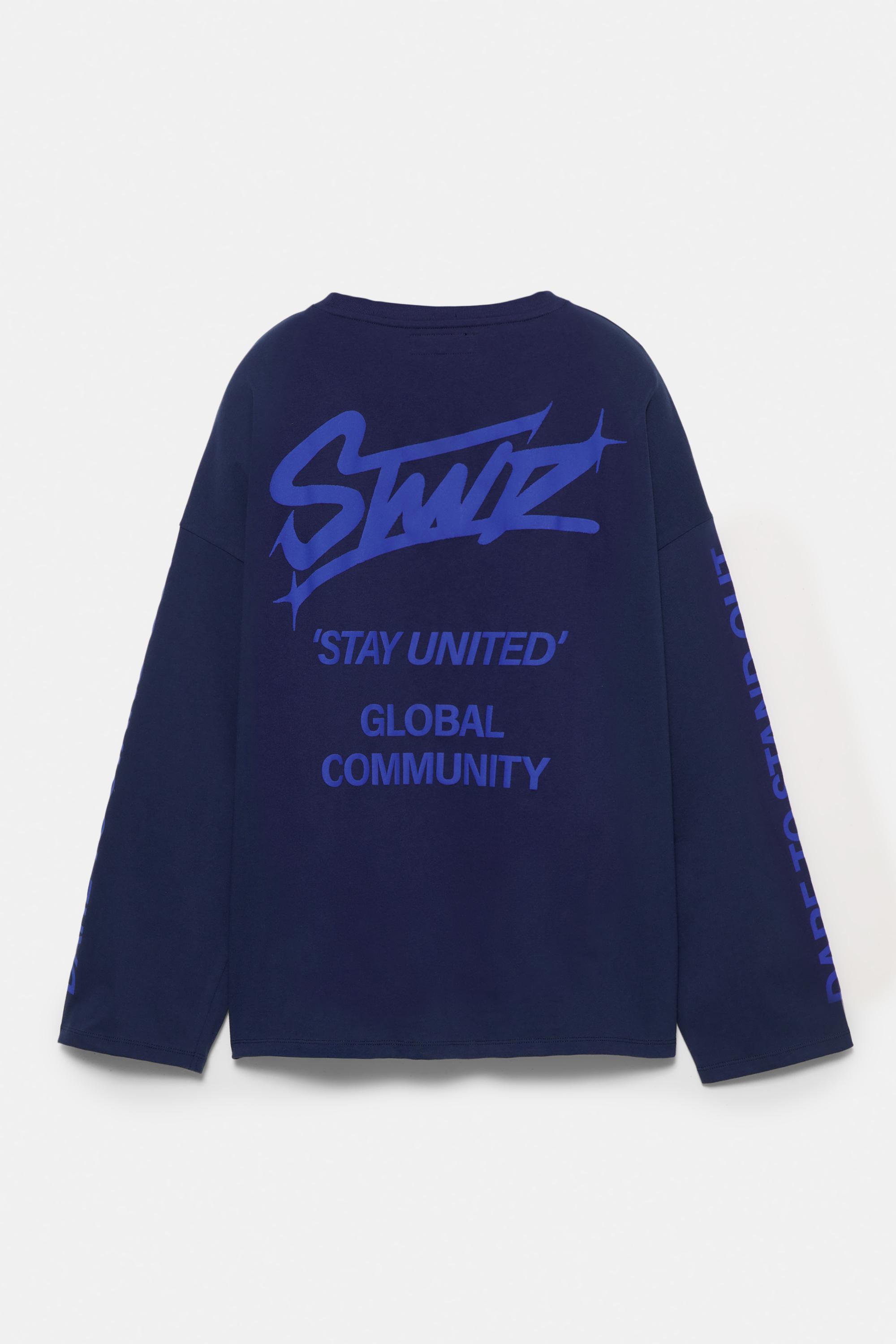 STWD graphic T-shirt — Navy