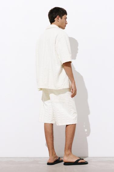 Jacquard shirt — Ecru 3