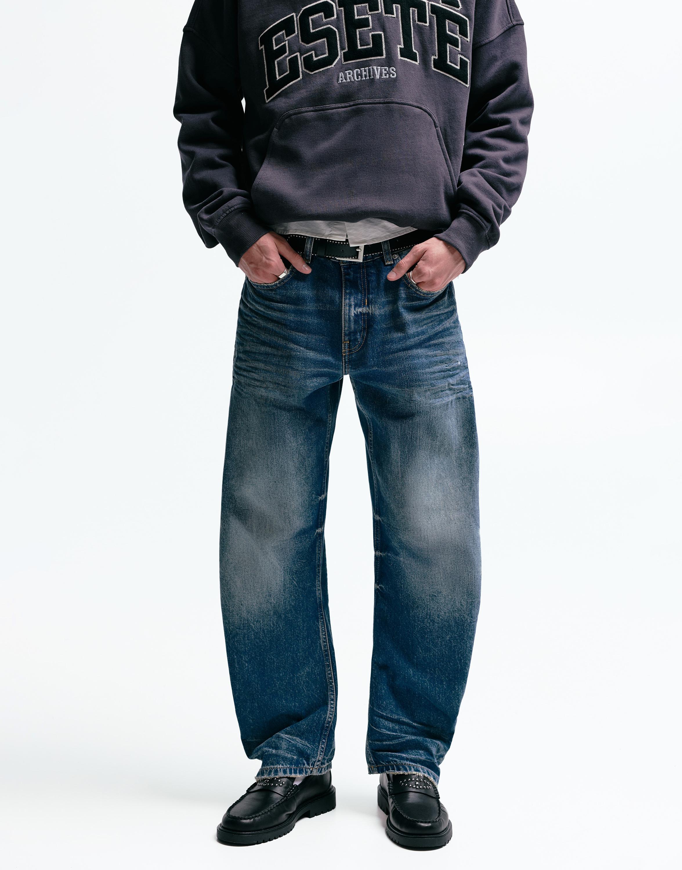 Düşük bel bol kesim jean - Görsel 68