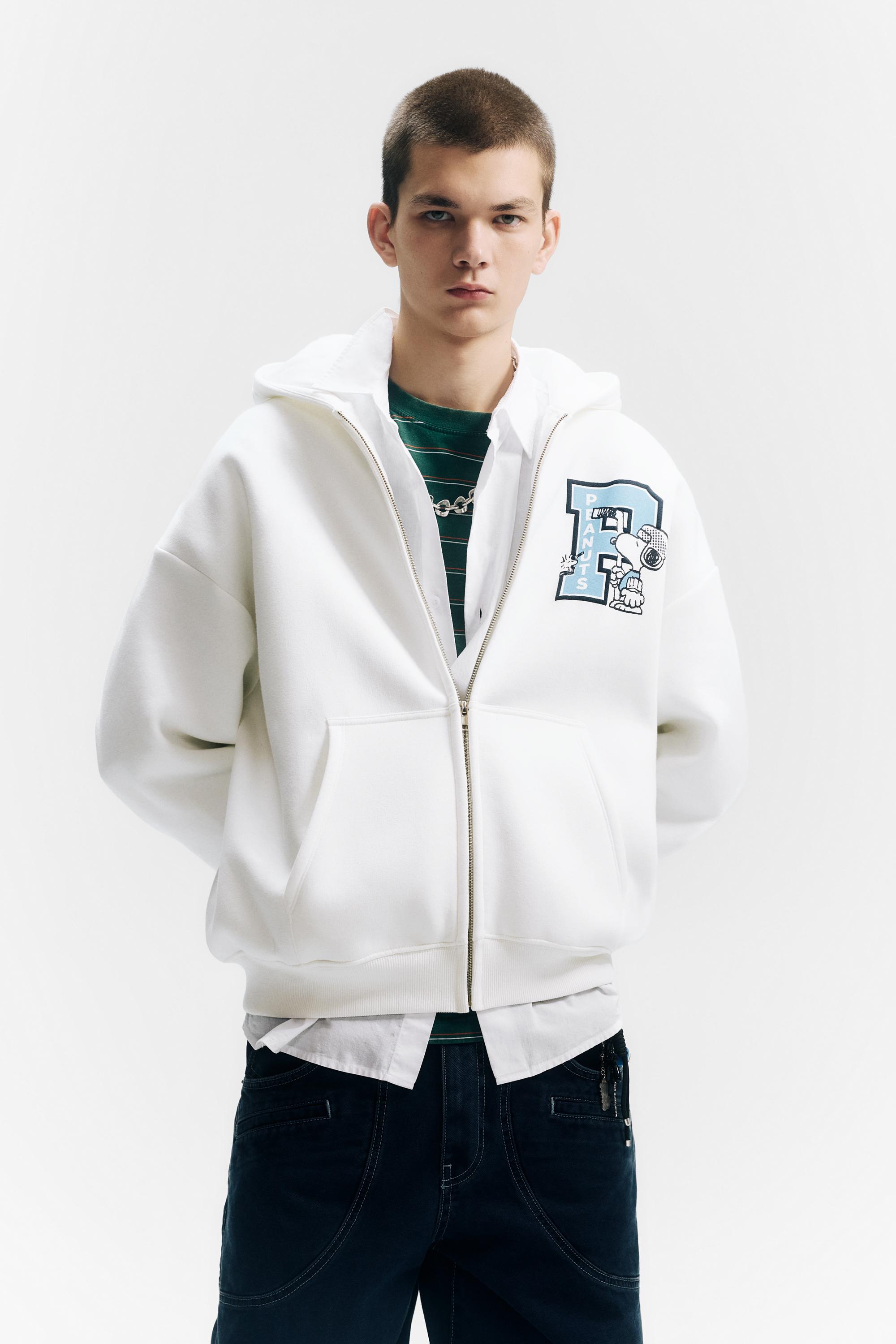 Fermuarlı kapüşonlu Peanuts sweatshirt - Görsel 15