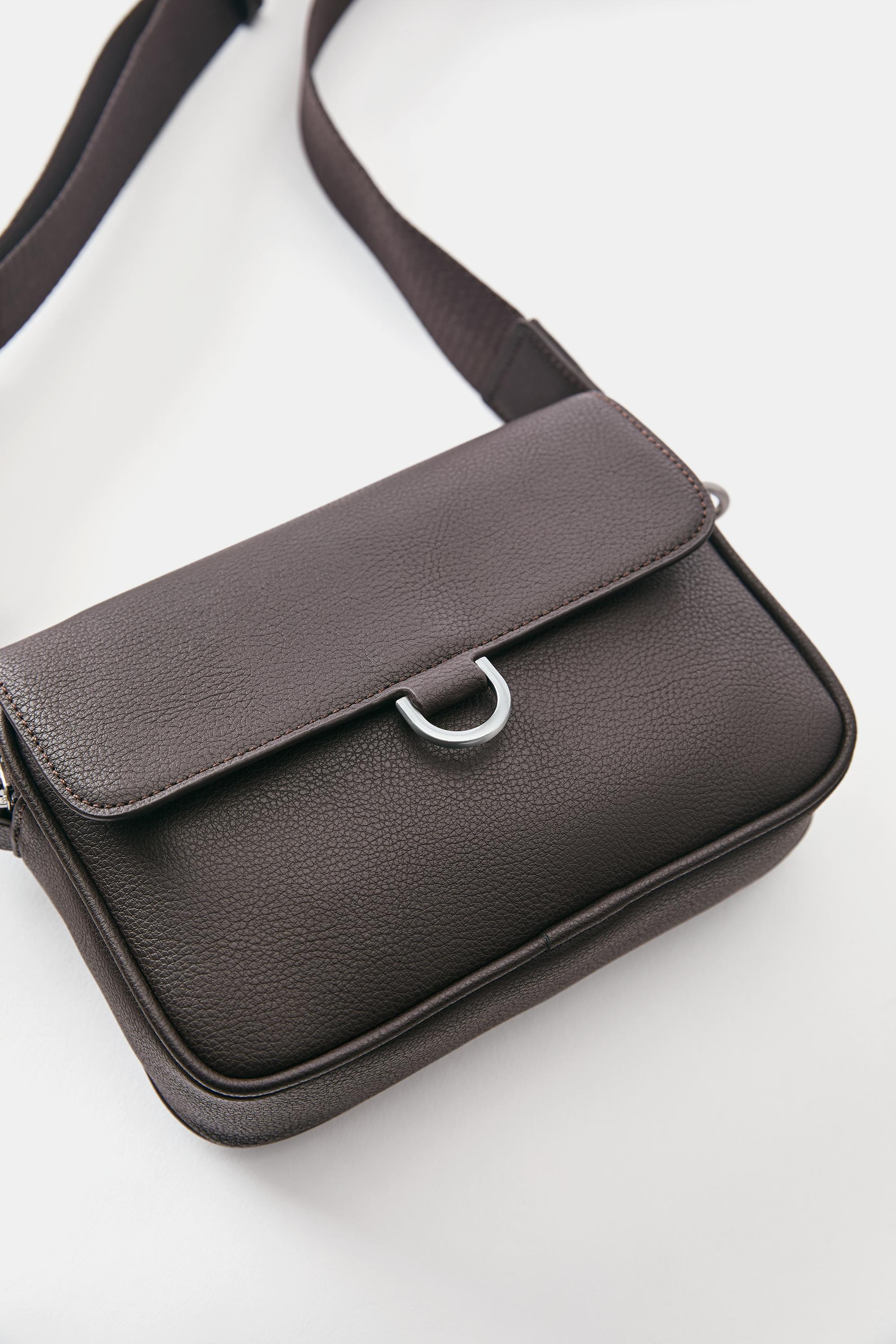 Ring crossbody bag — Brown