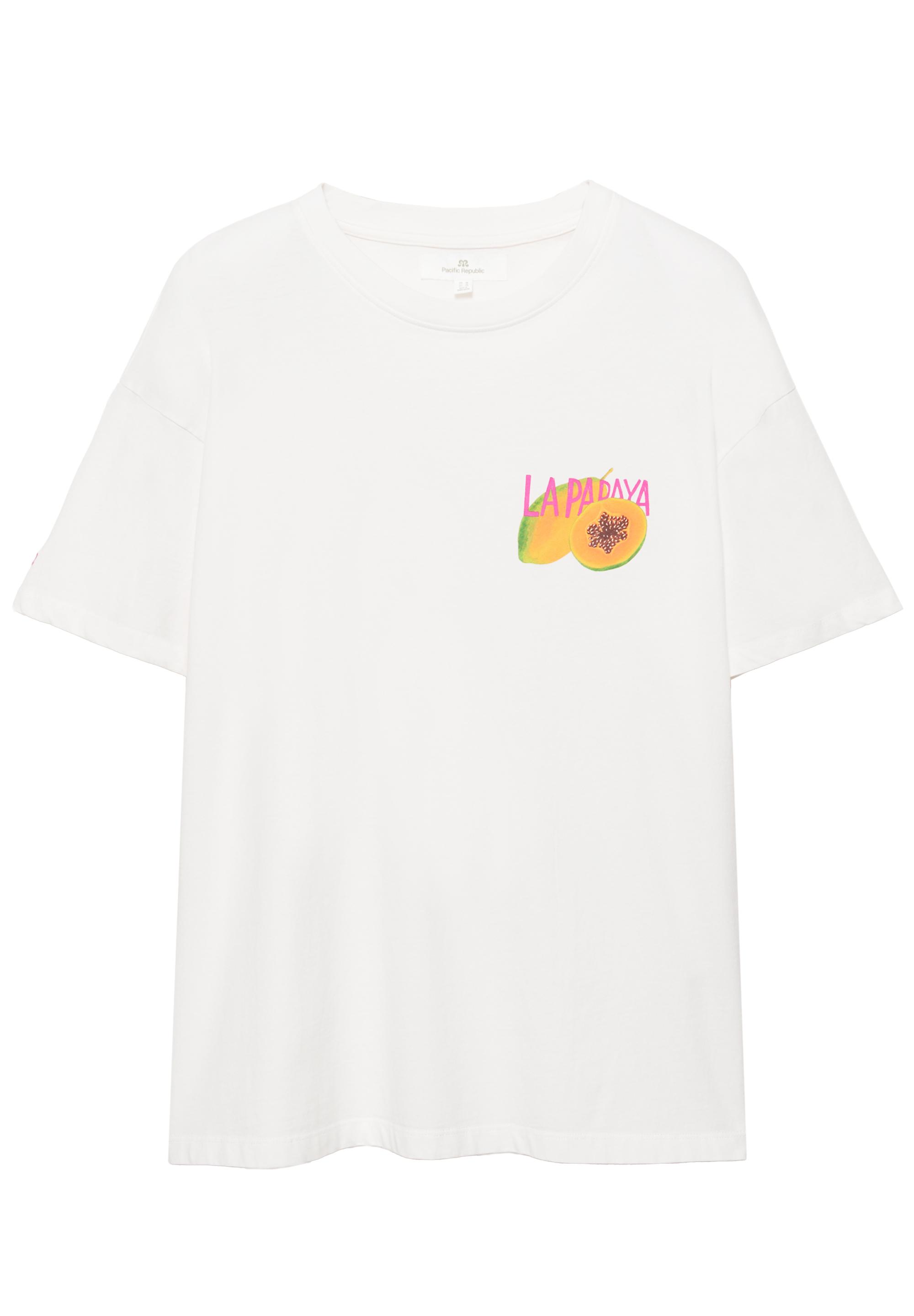 Papaya grafik baskılı t-shirt - Görsel 2