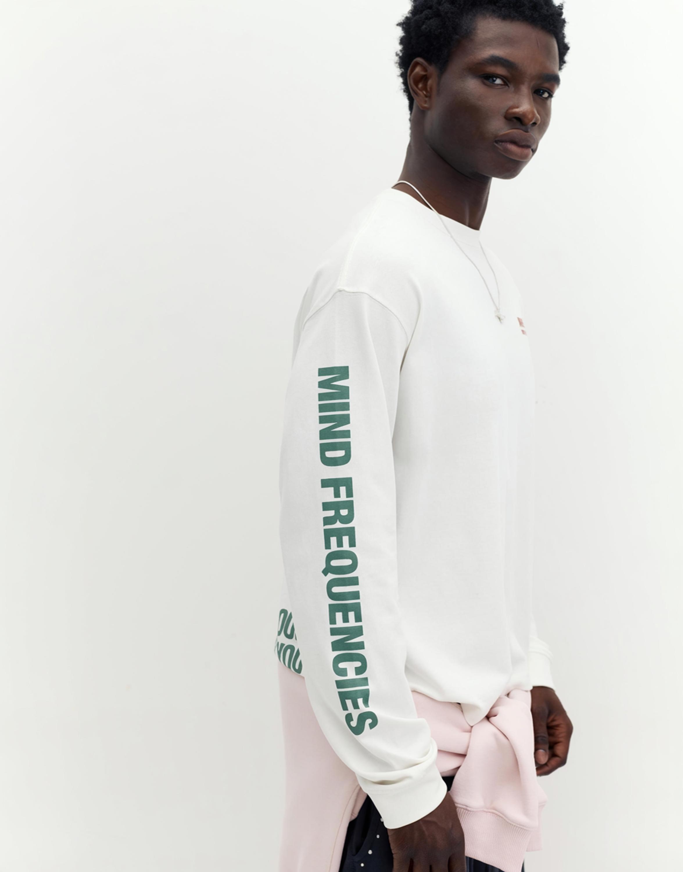 STWD long sleeve T-shirt — White