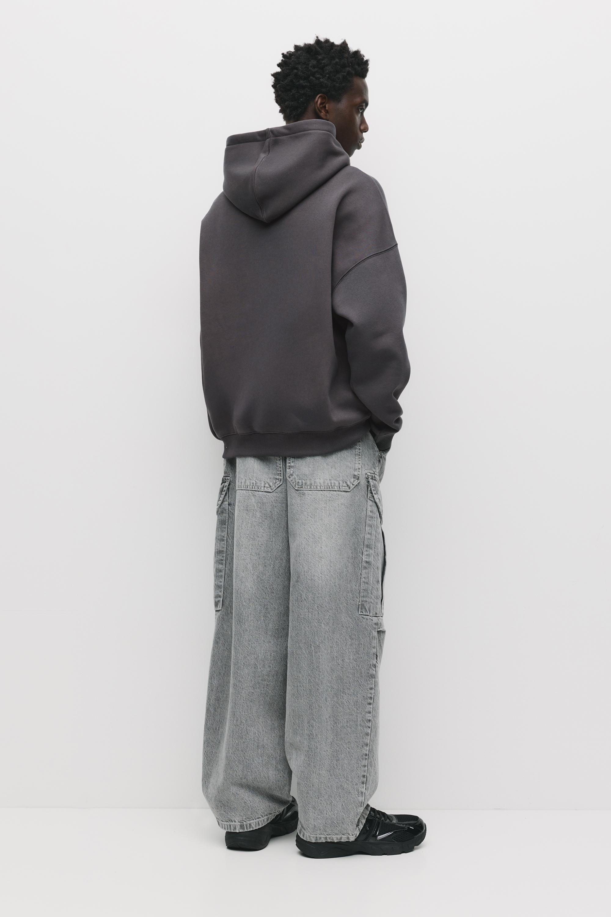 Basic kapüşonlu sweatshirt - Görsel 86