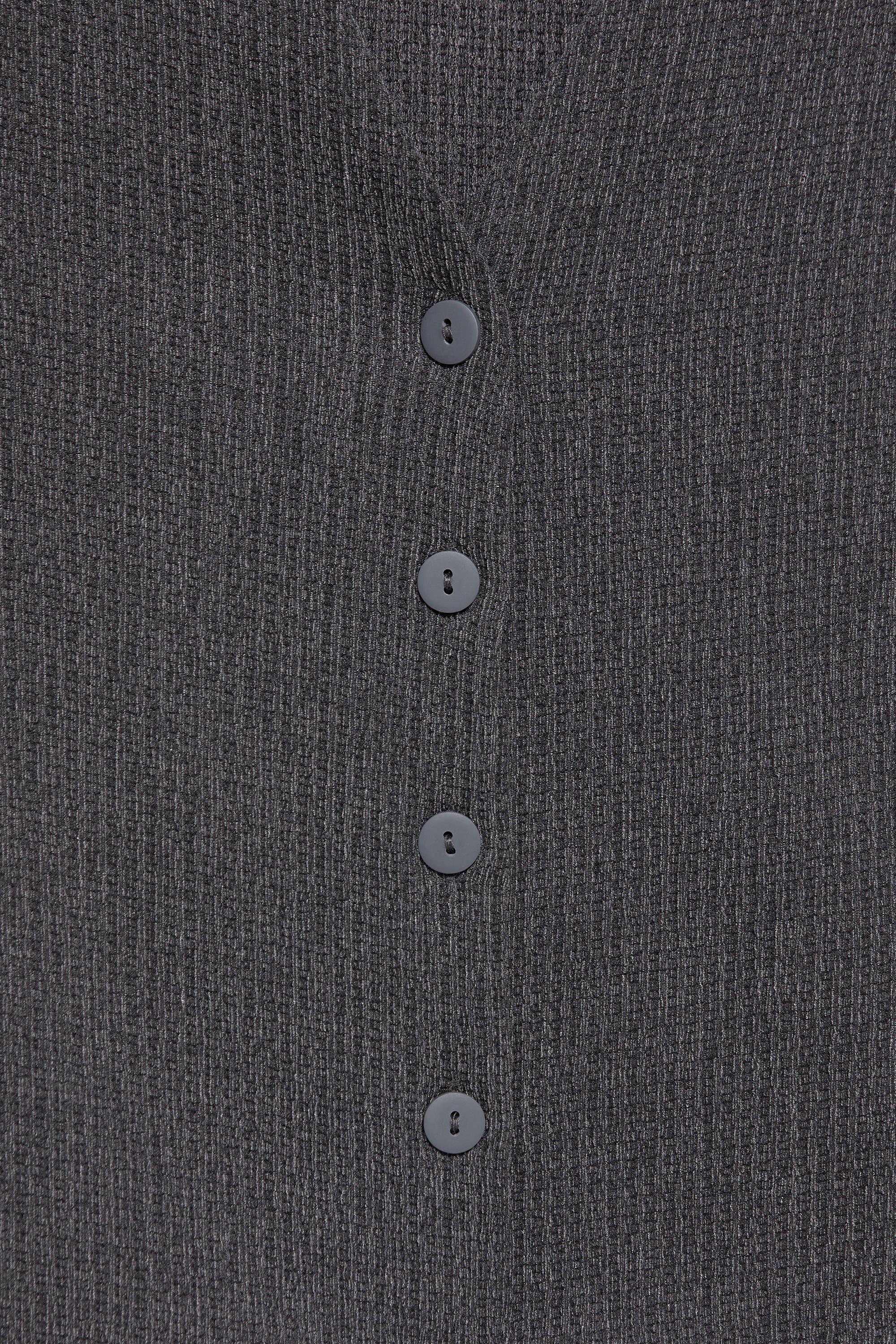 Crepe vest — Anthracite grey