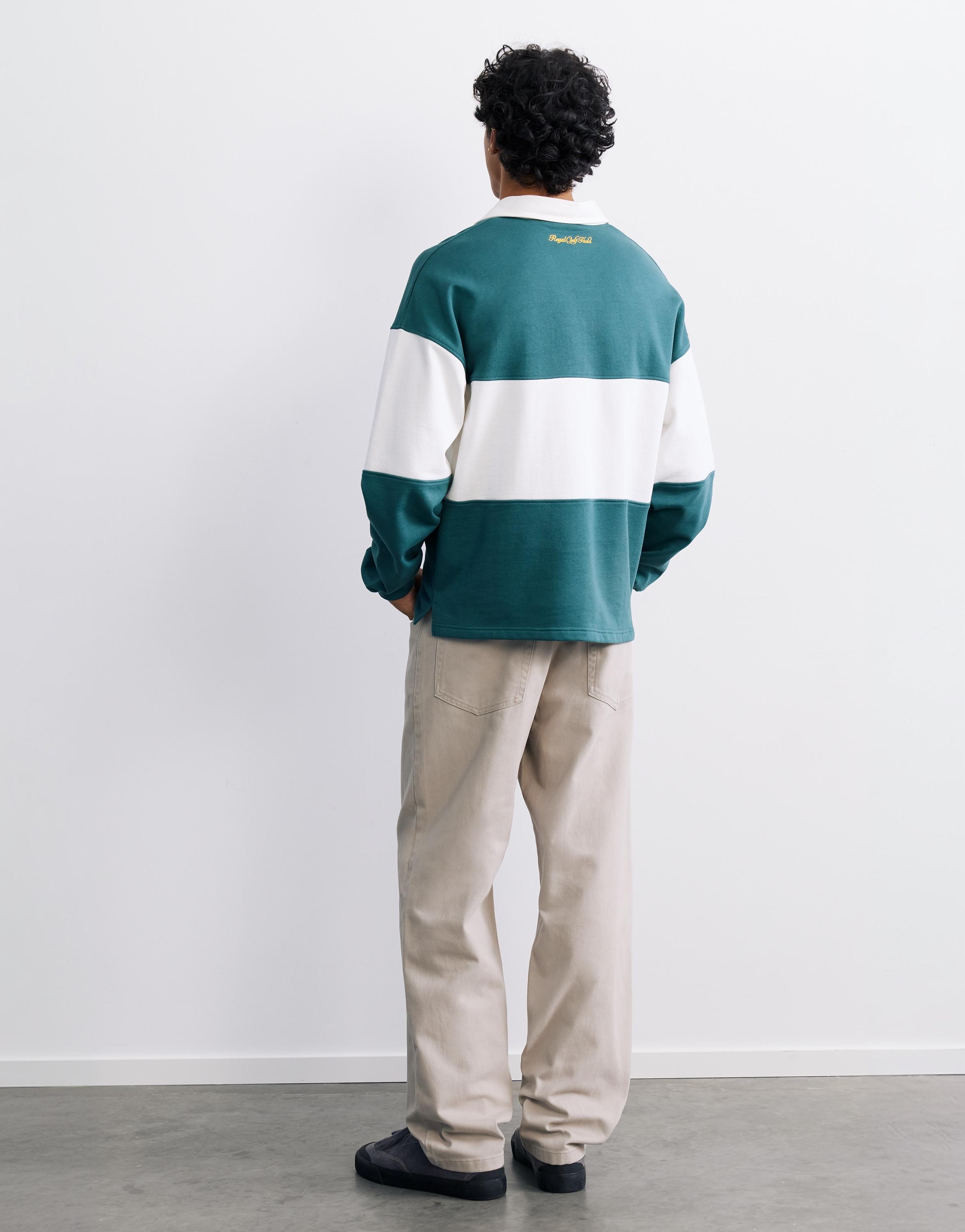 Straight-leg trousers — Stone