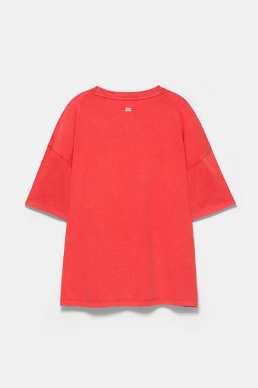 Number 98 star graphic T-shirt — Red 6