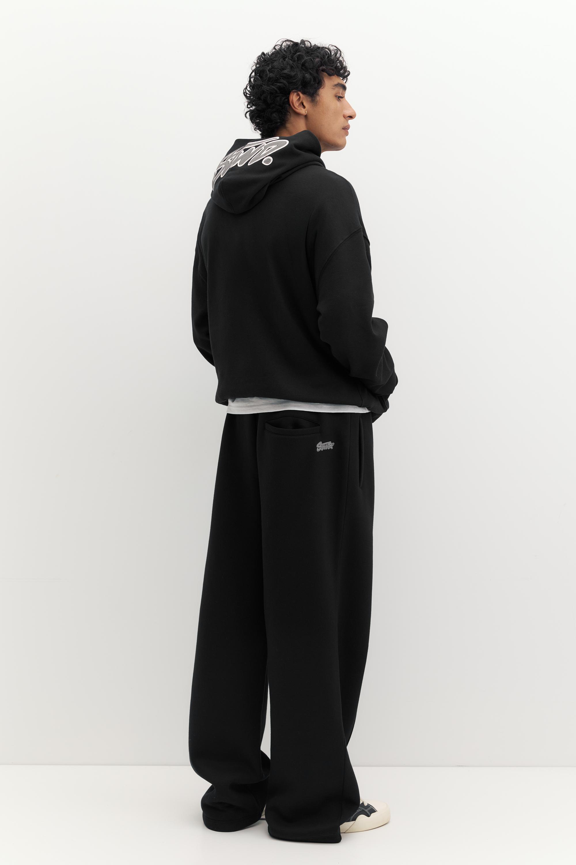 STWD baggy joggers — Black