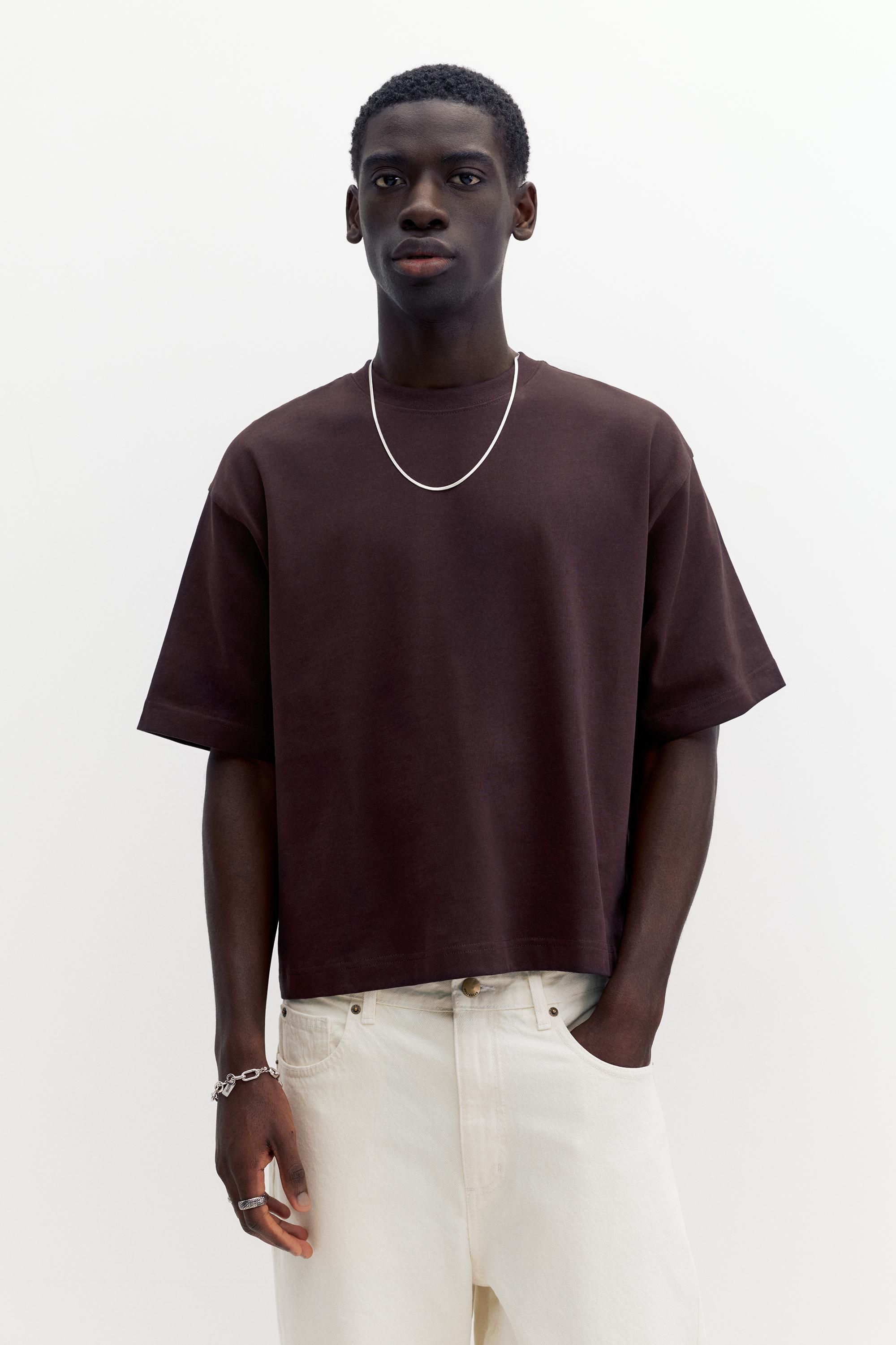 T-Shirt Cropped A Manica Corta