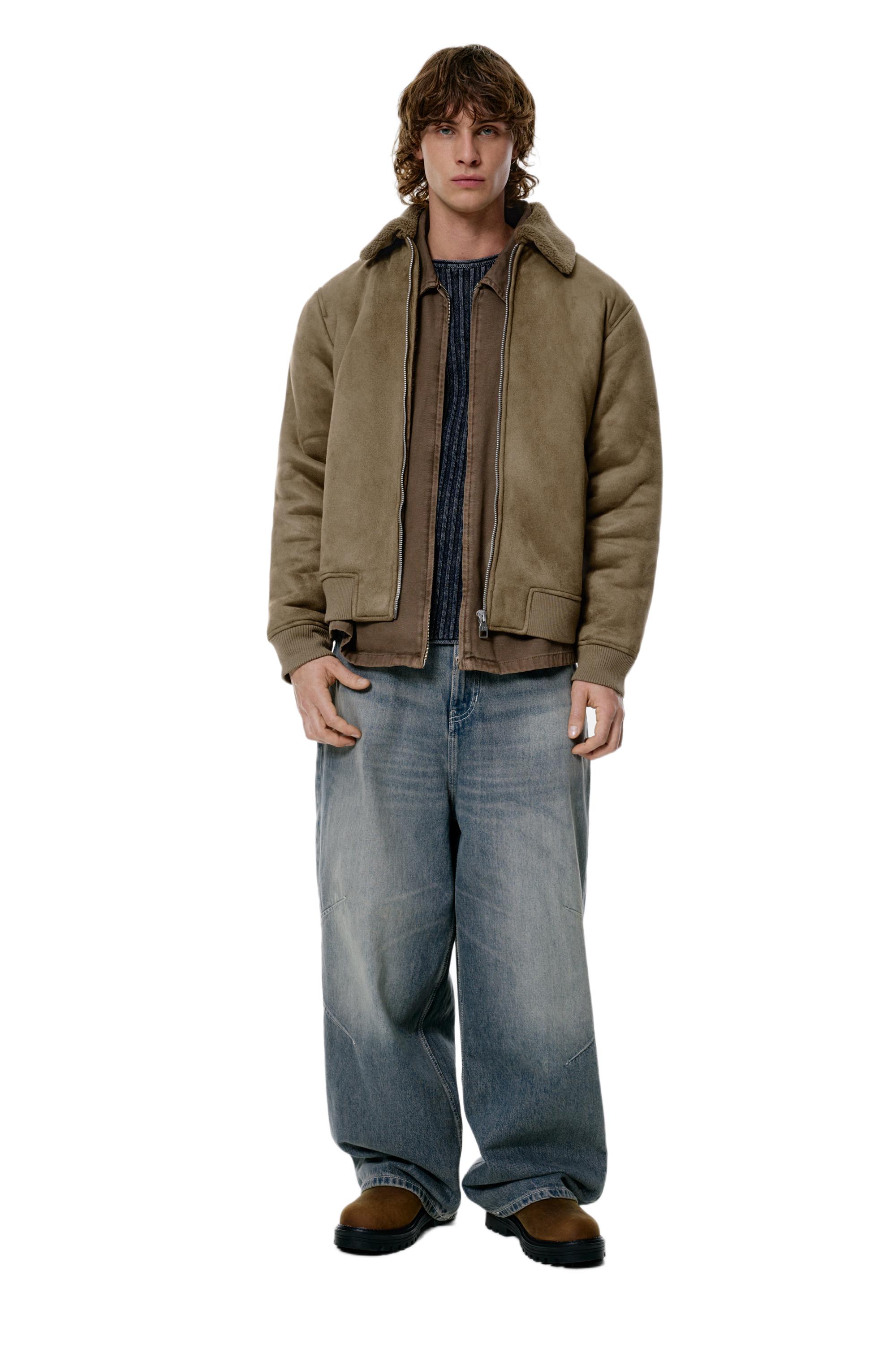 Combined double-faced jacket — Caramel