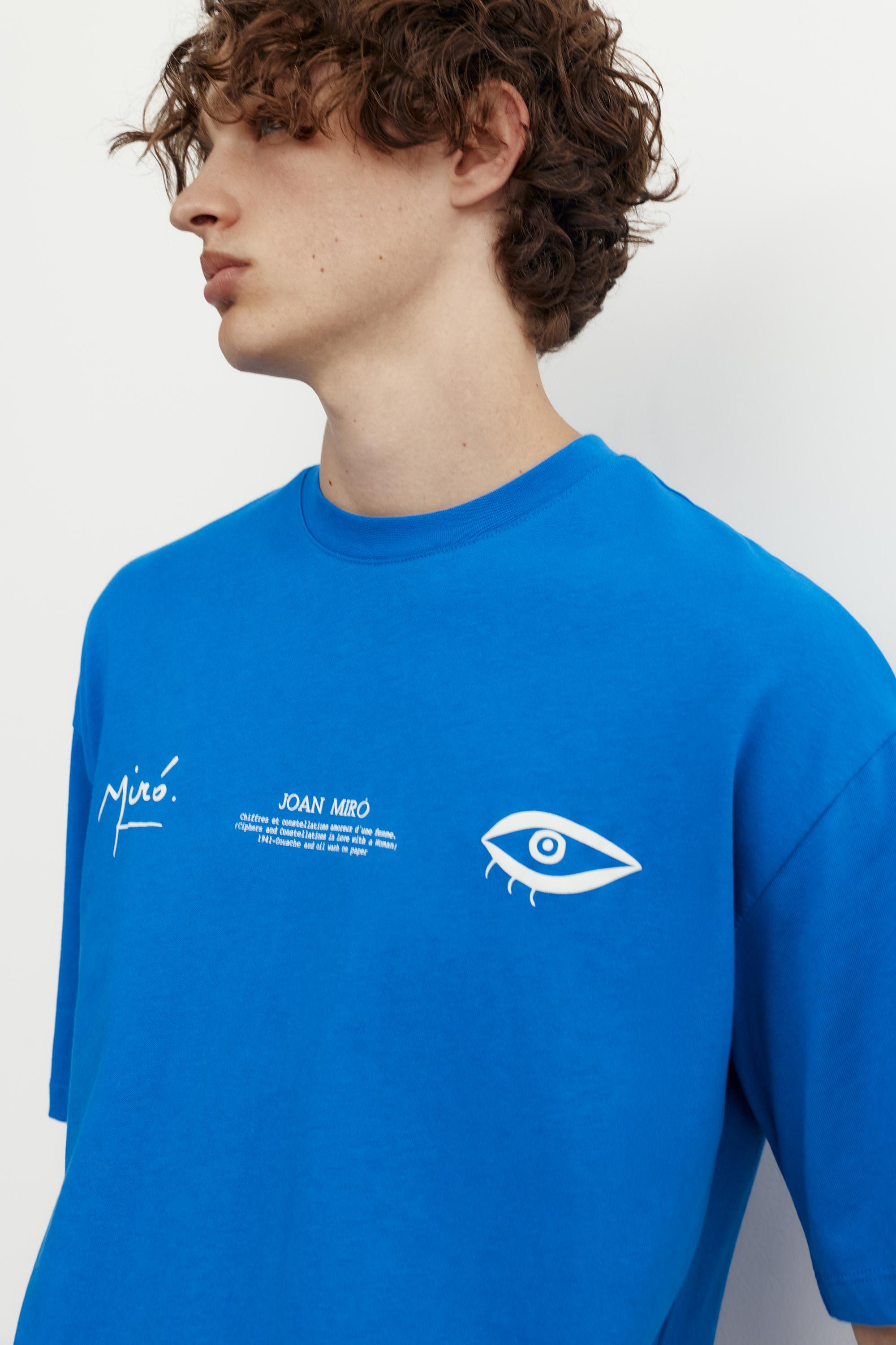 Miró relaxed fit T-shirt — Deep blue