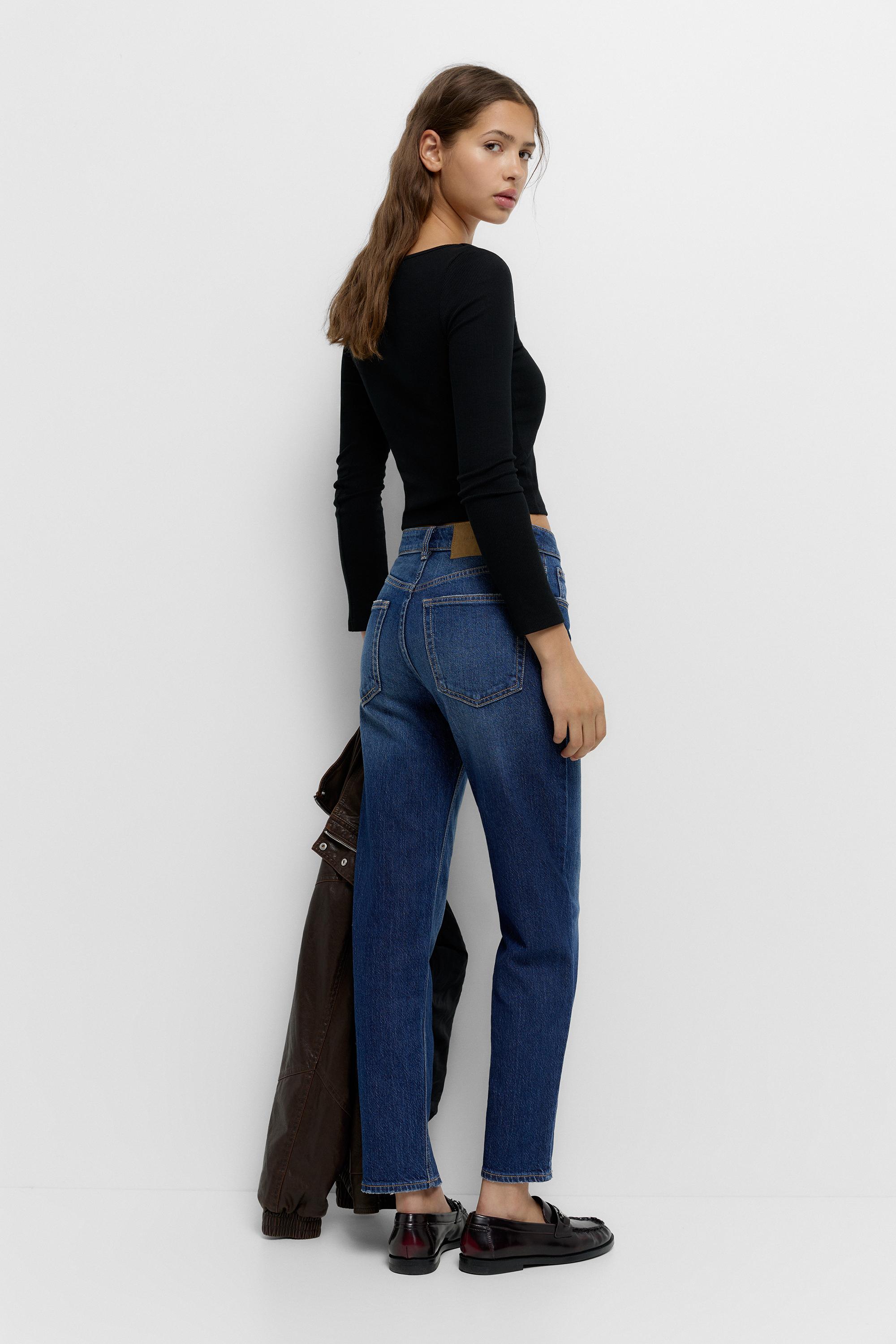 Slim fit comfort jeans — Navy