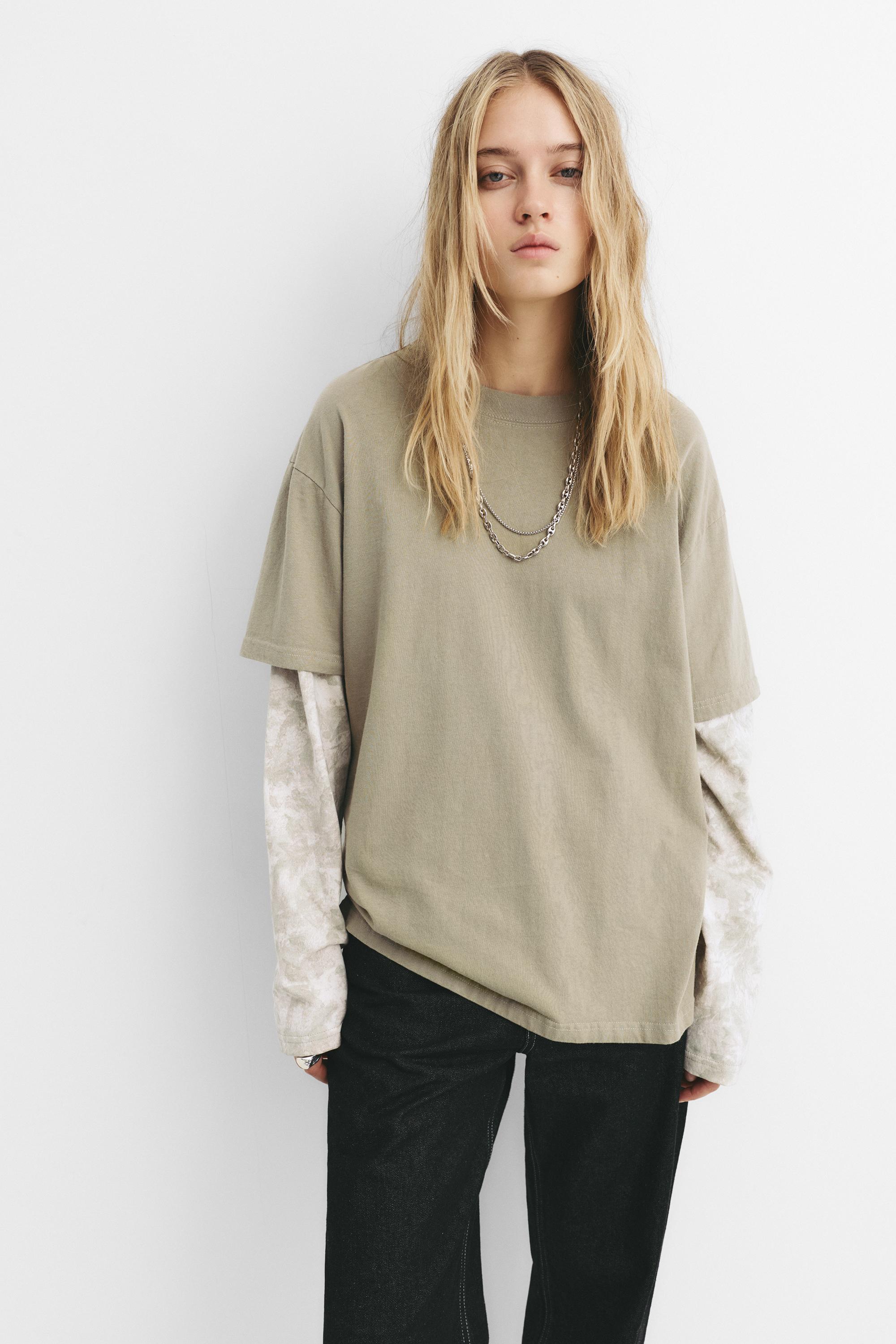 Doppelärmeliges T-Shirt