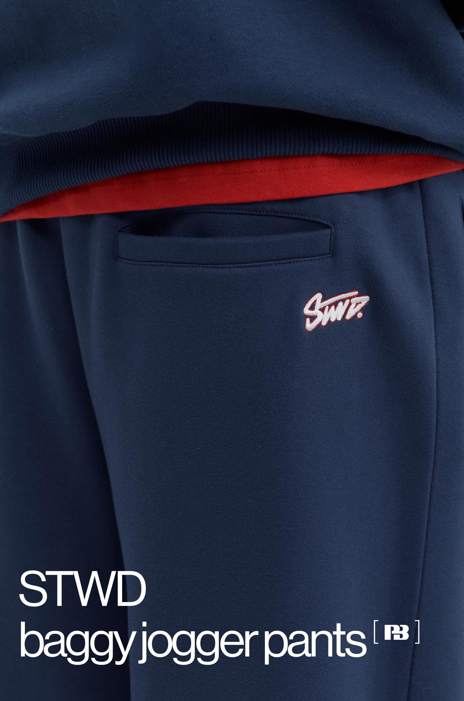 STWD baggy joggers — Blue
