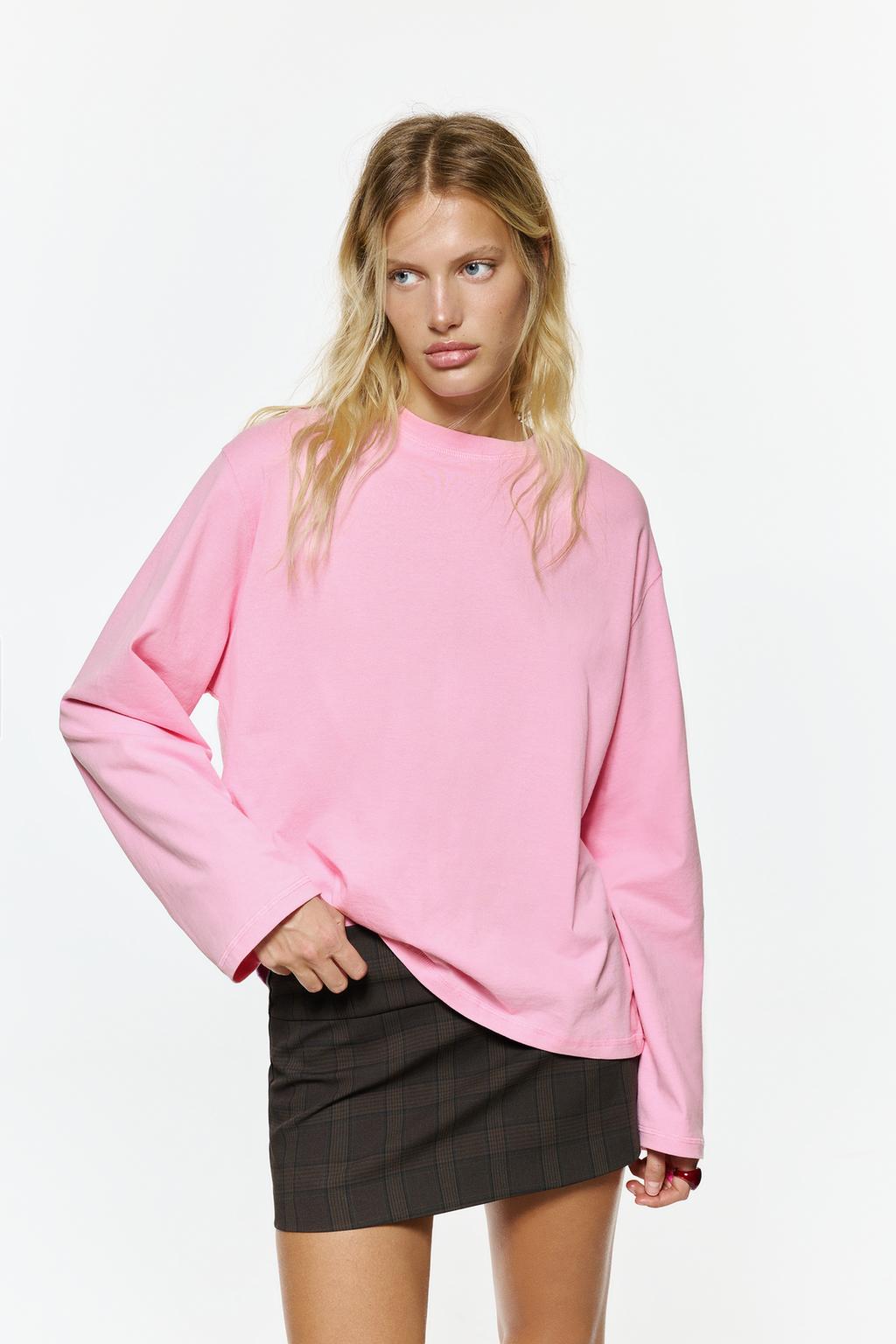 Pull&Bear Oversize uzunqol köynək