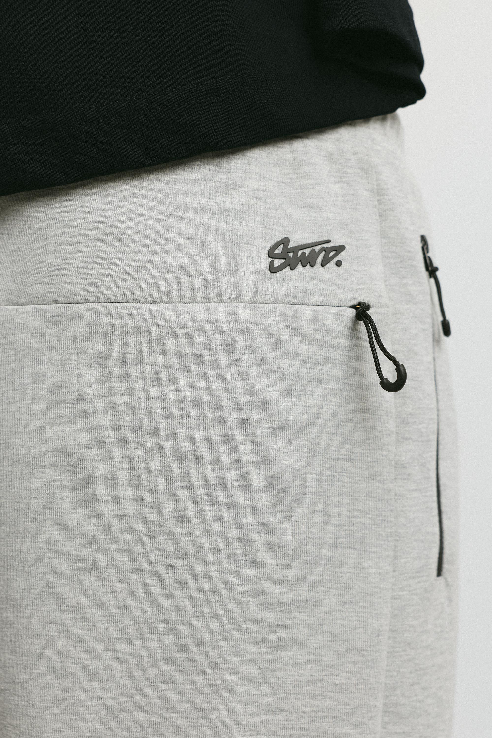 STWD technical joggers — Grey marl