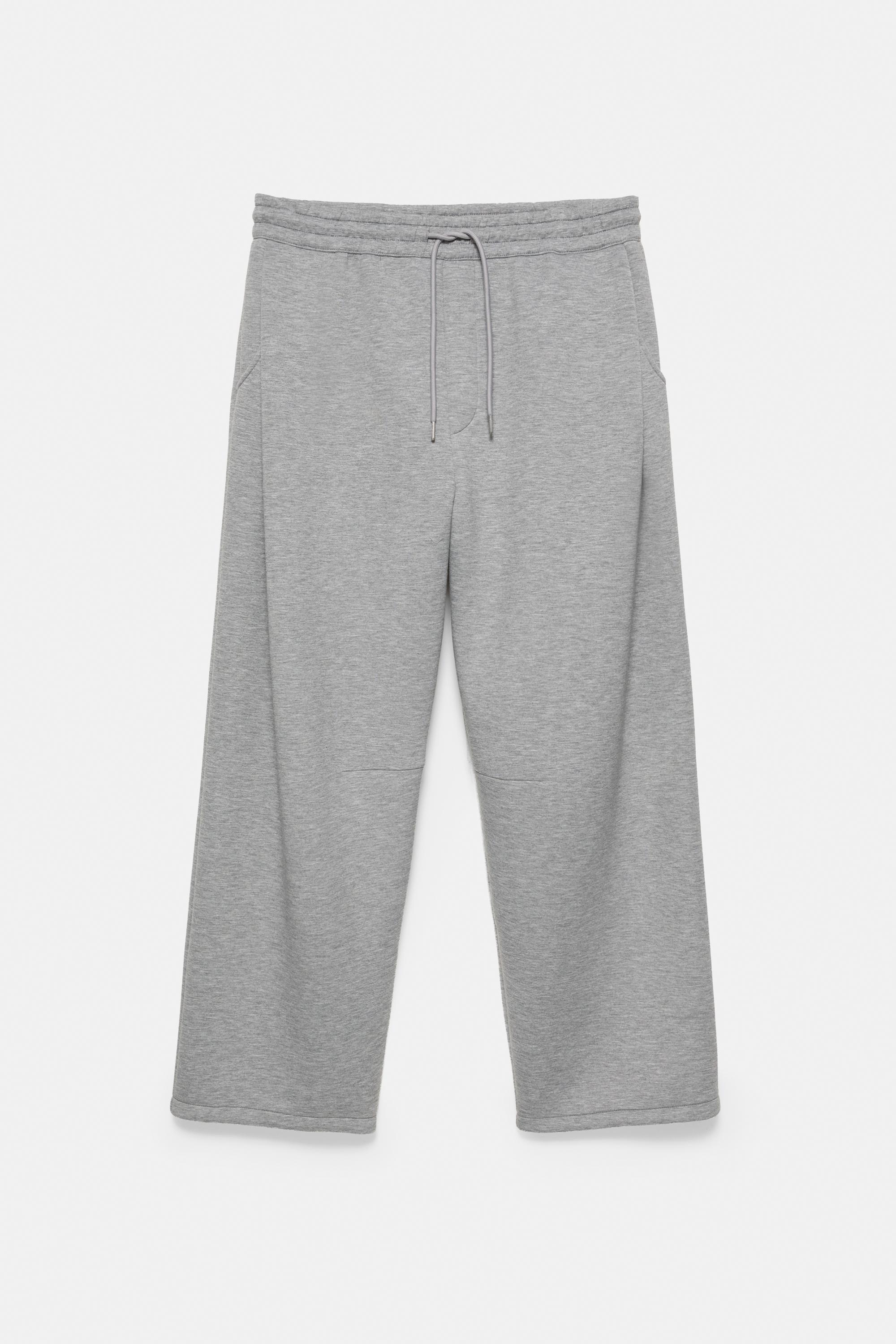 Relaxed fit sweatpants — Grey marl