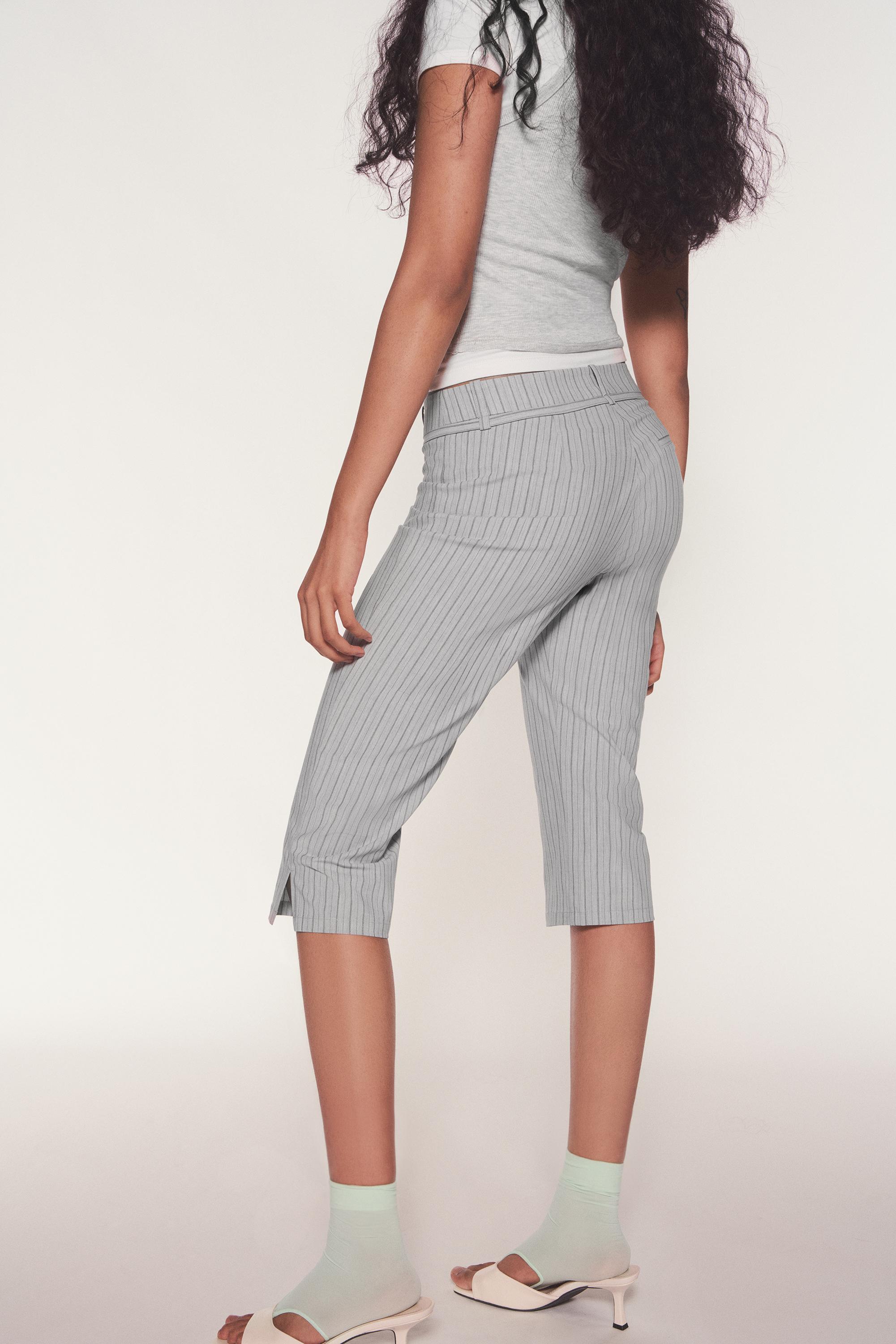 Striped capris — Striped