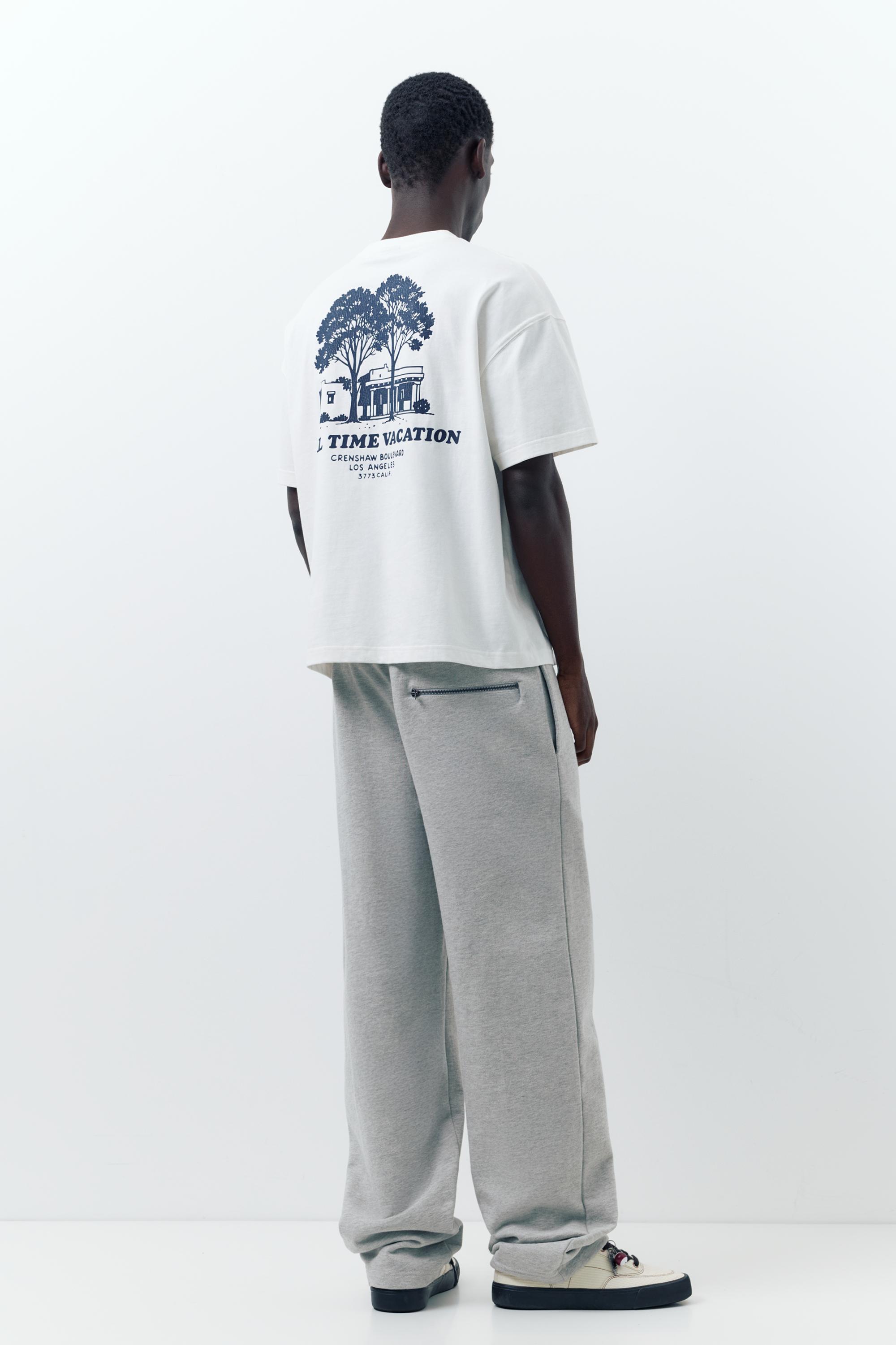 Kısa kollu grafikli tişört - Görsel 20