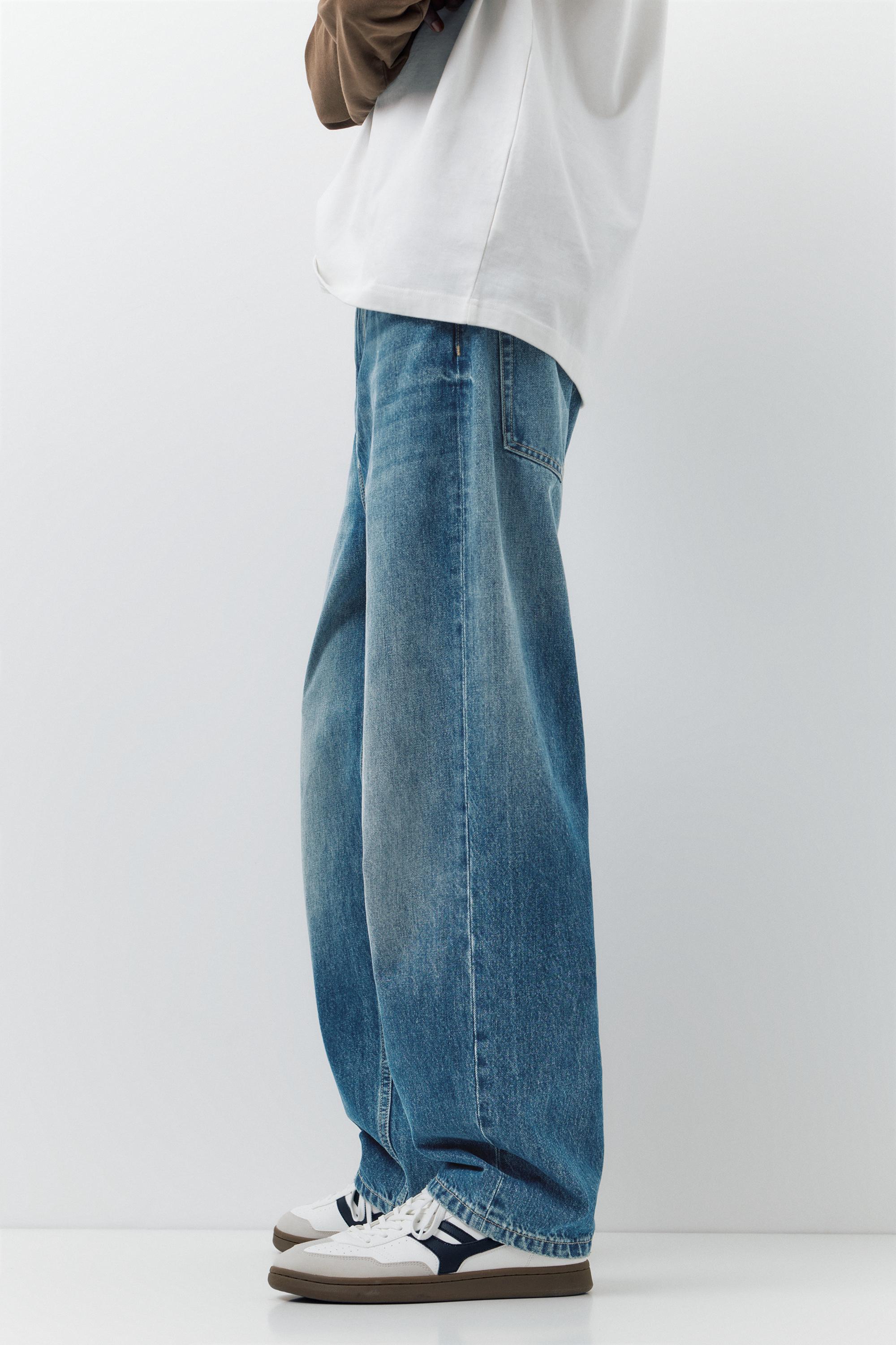 Baggy jeans — Medium blue