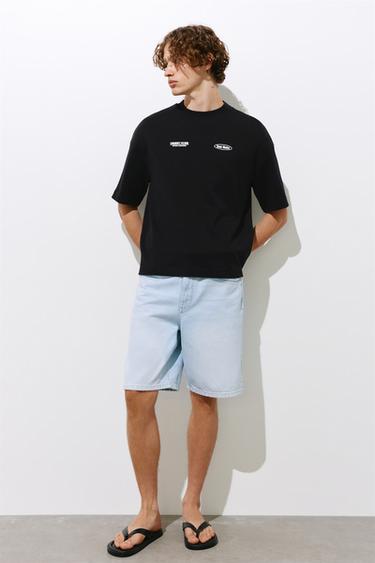 Oversize graphic T-shirt — Black 4