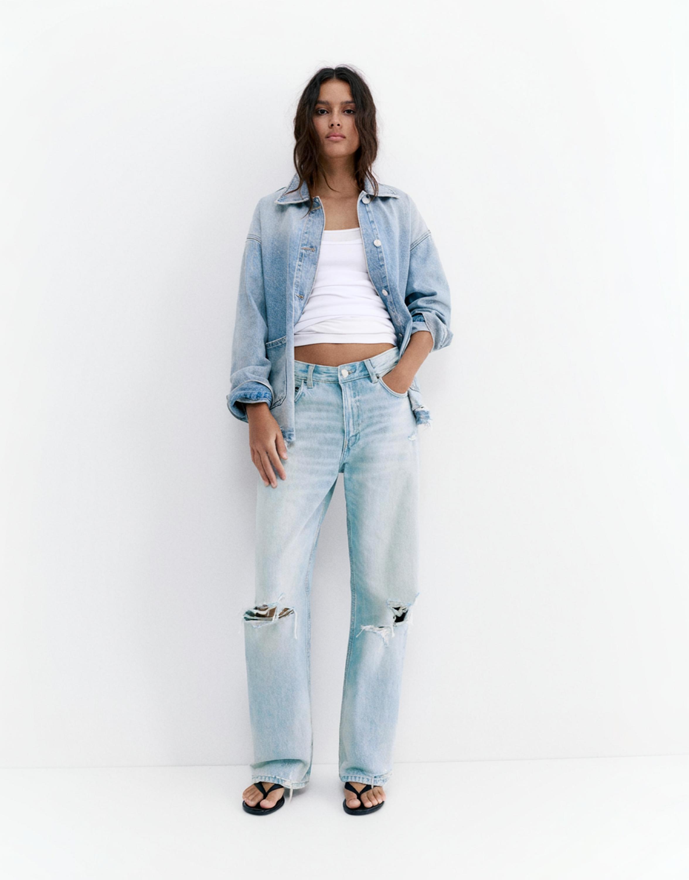 Orta bel straight fit jean - Görsel 169