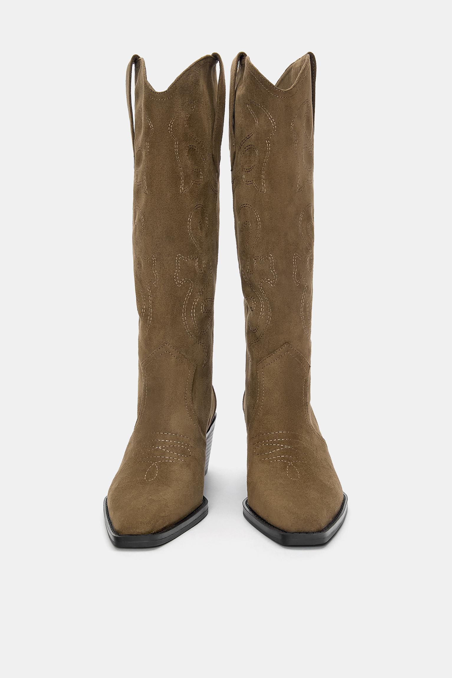 Cowboy boots — Brown