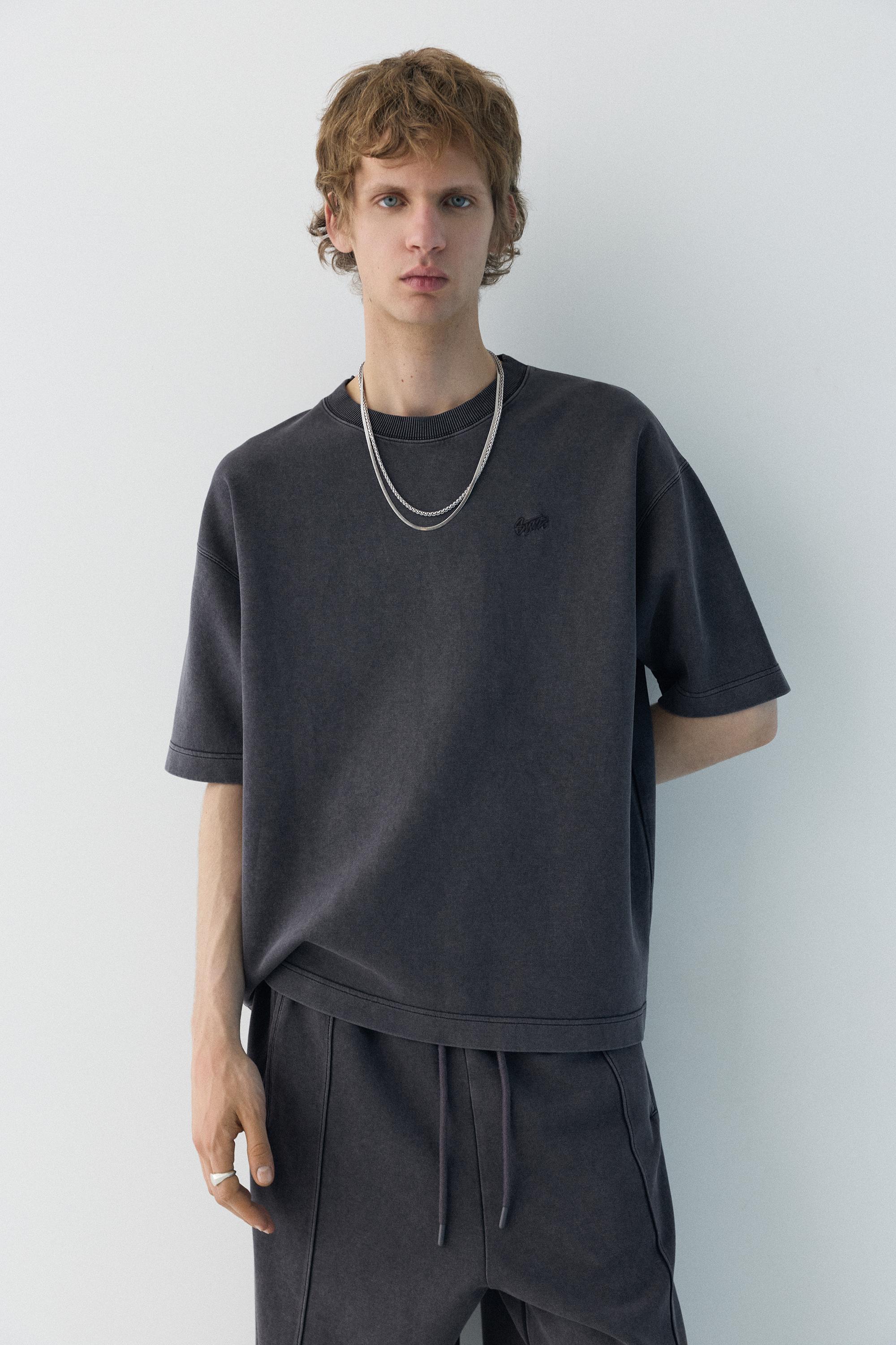 Soluk efektli STWD t-shirt - Görsel 21