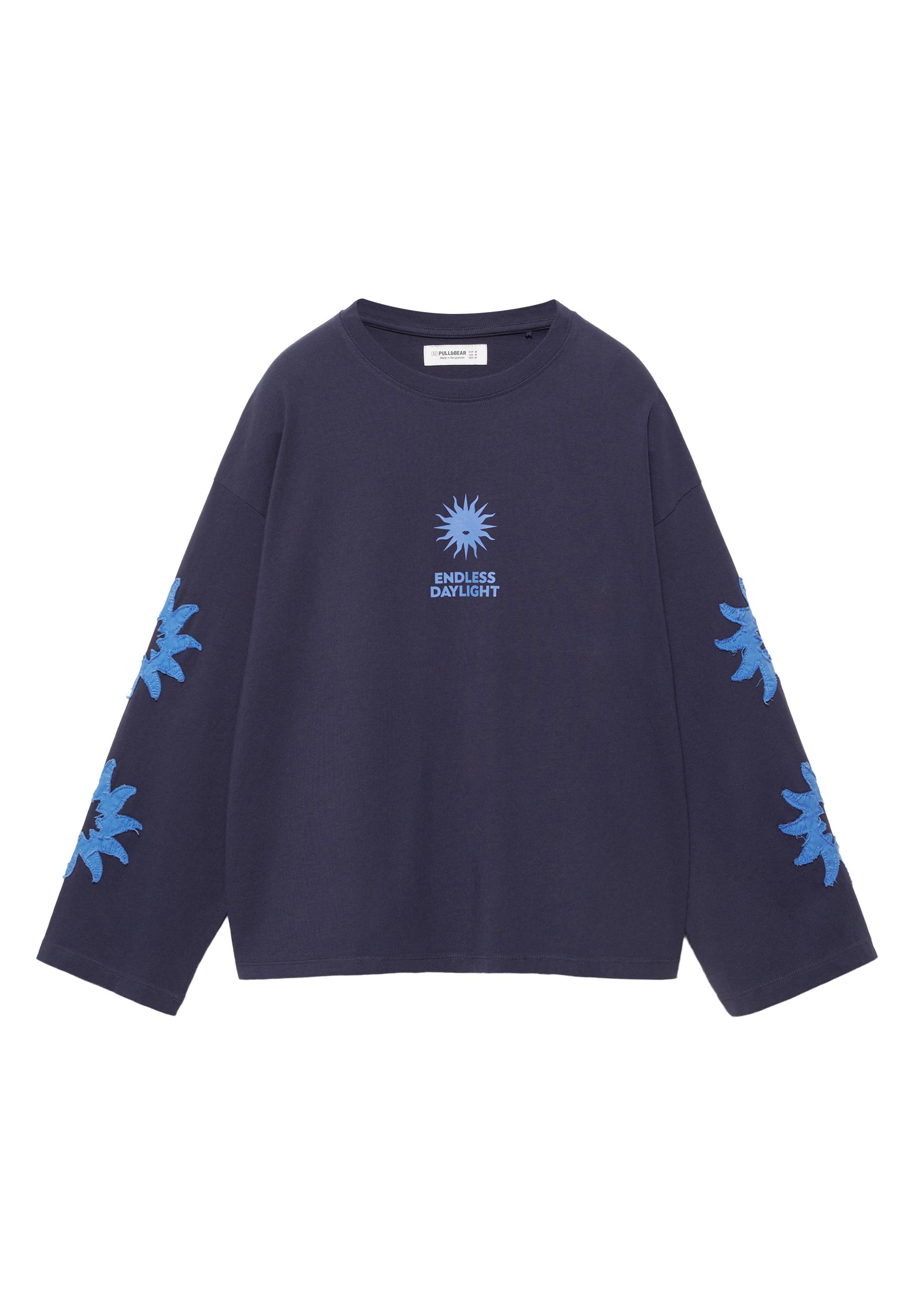 Güneş grafik detaylı t-shirt - Görsel 22