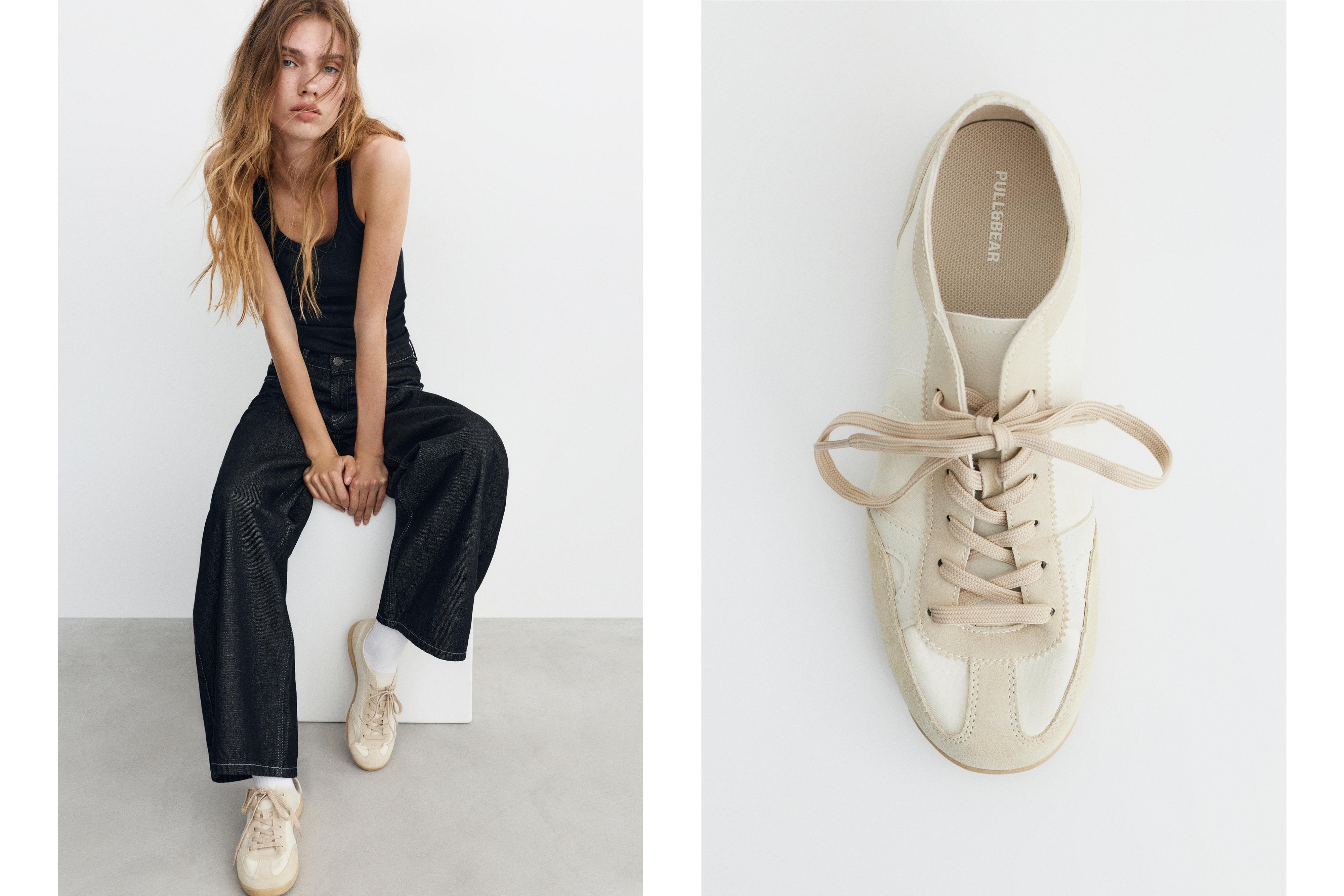 Casual trainers — Ecru