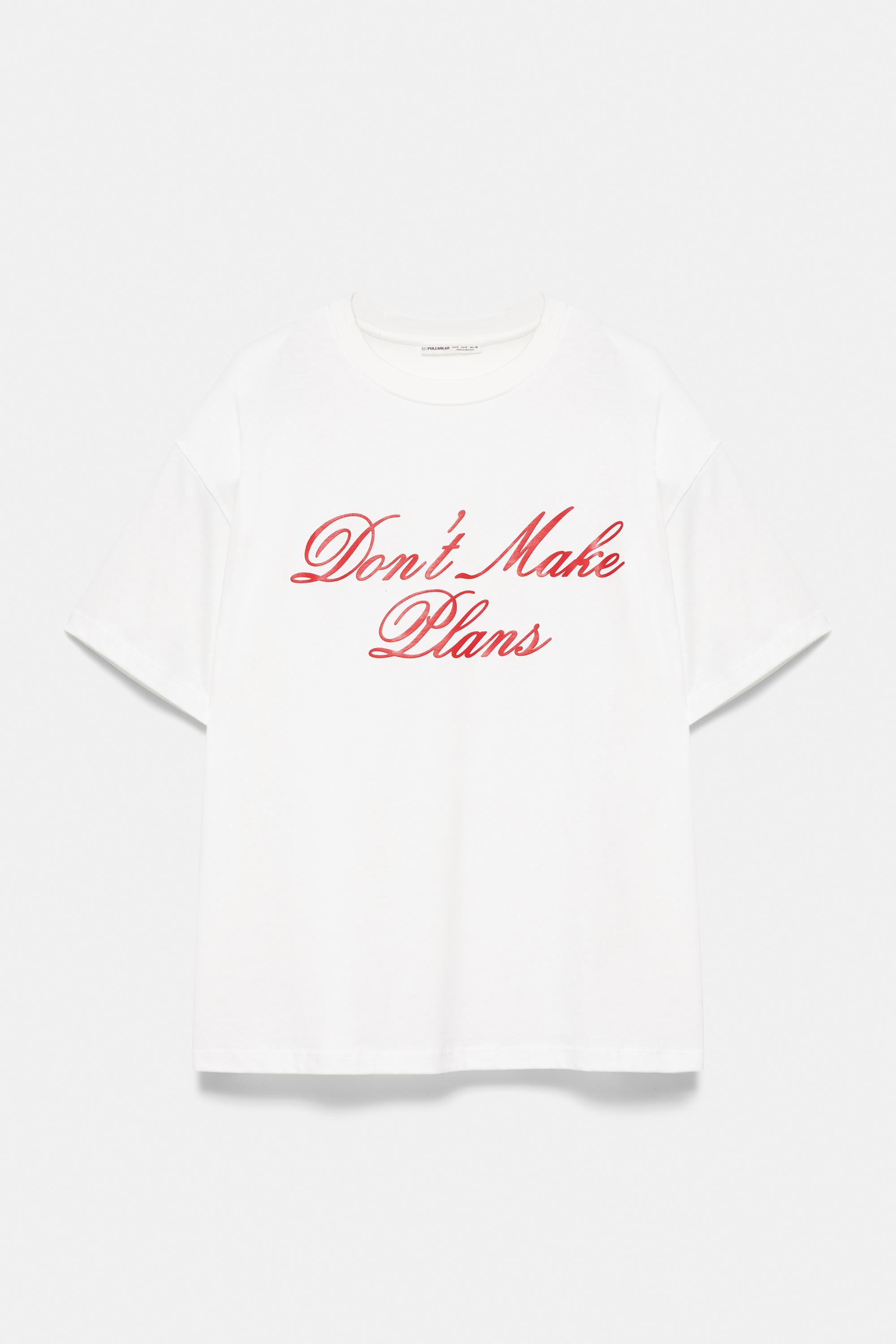 Text print oversize T-shirt — Ice