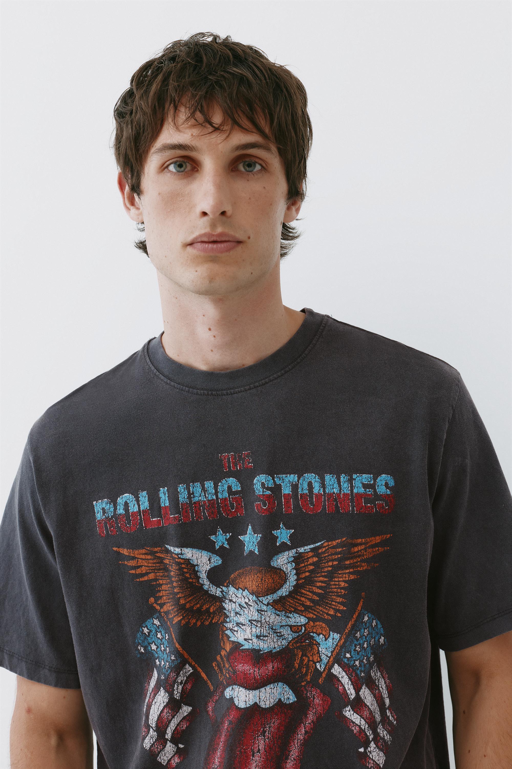 Rolling Stones T-shirt — Dark anthracite