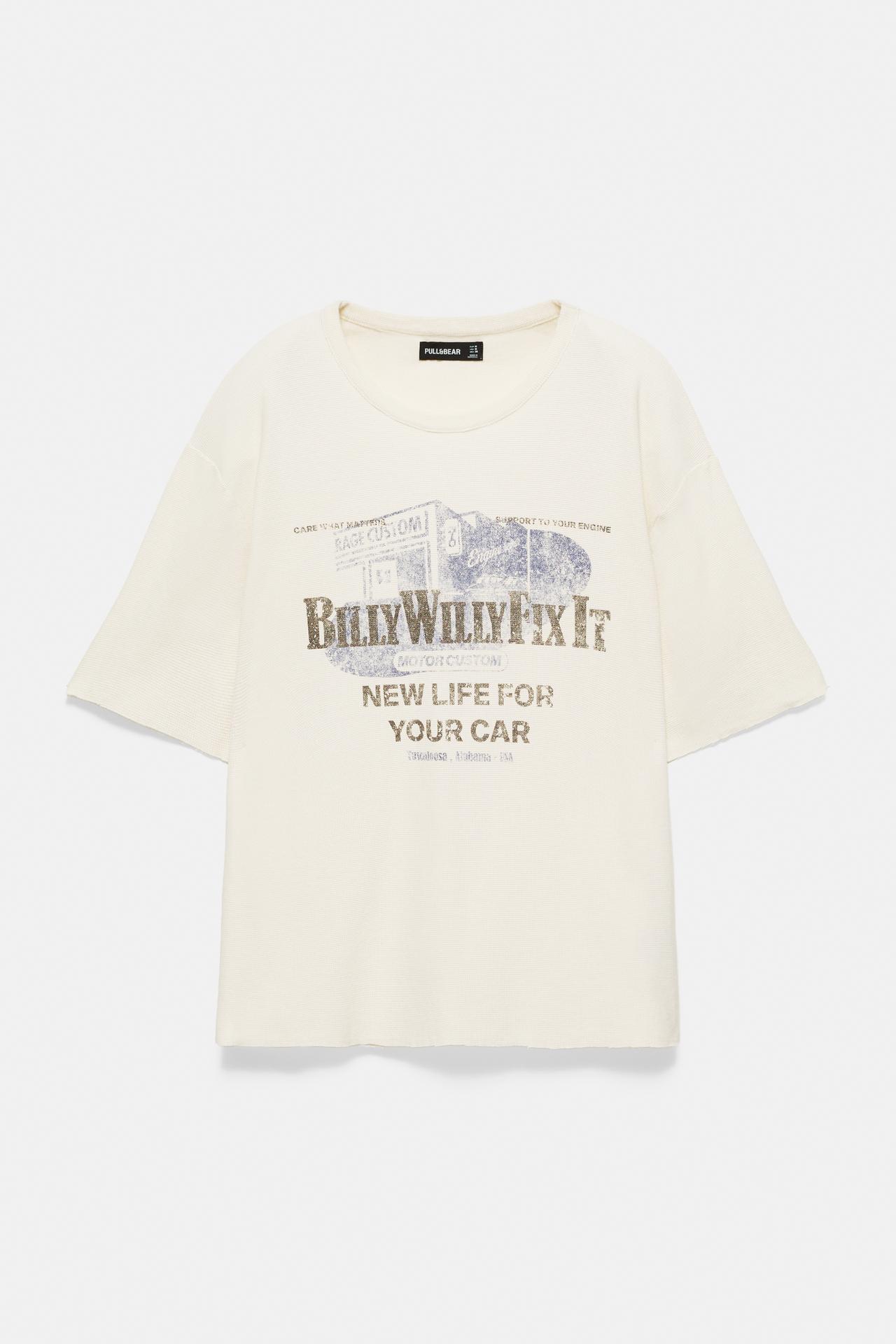 Boxy graphic T-shirt — Off white