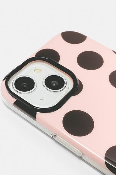 Polka dot iPhone case — Pink 2