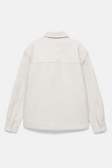 Long sleeve overshirt — Off white 7