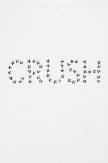 Studded graphic T-shirt — White 7